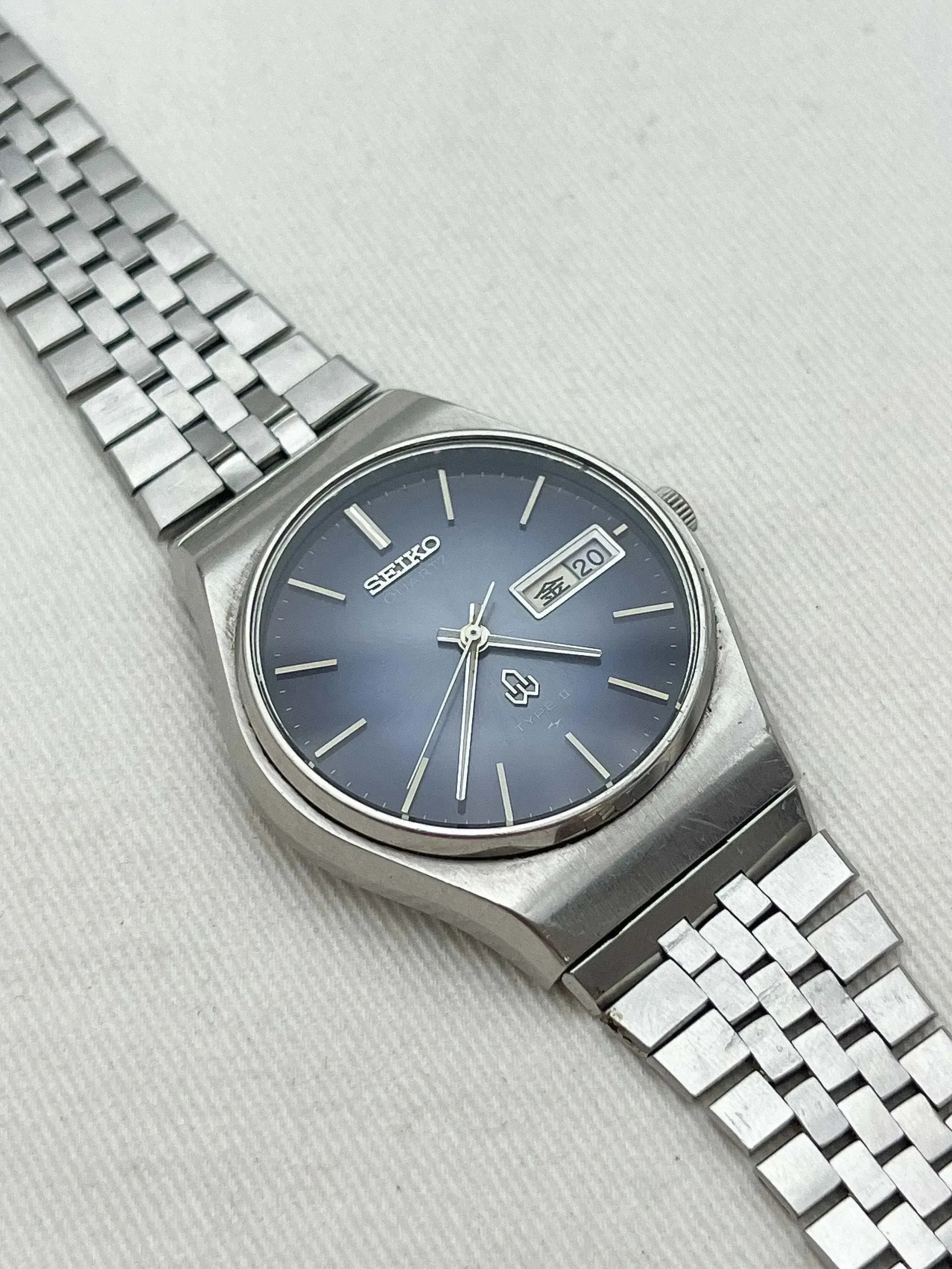 Seiko - Daydate Kanji Type II Bleu & Noir - 1977 - Atelier Victor
