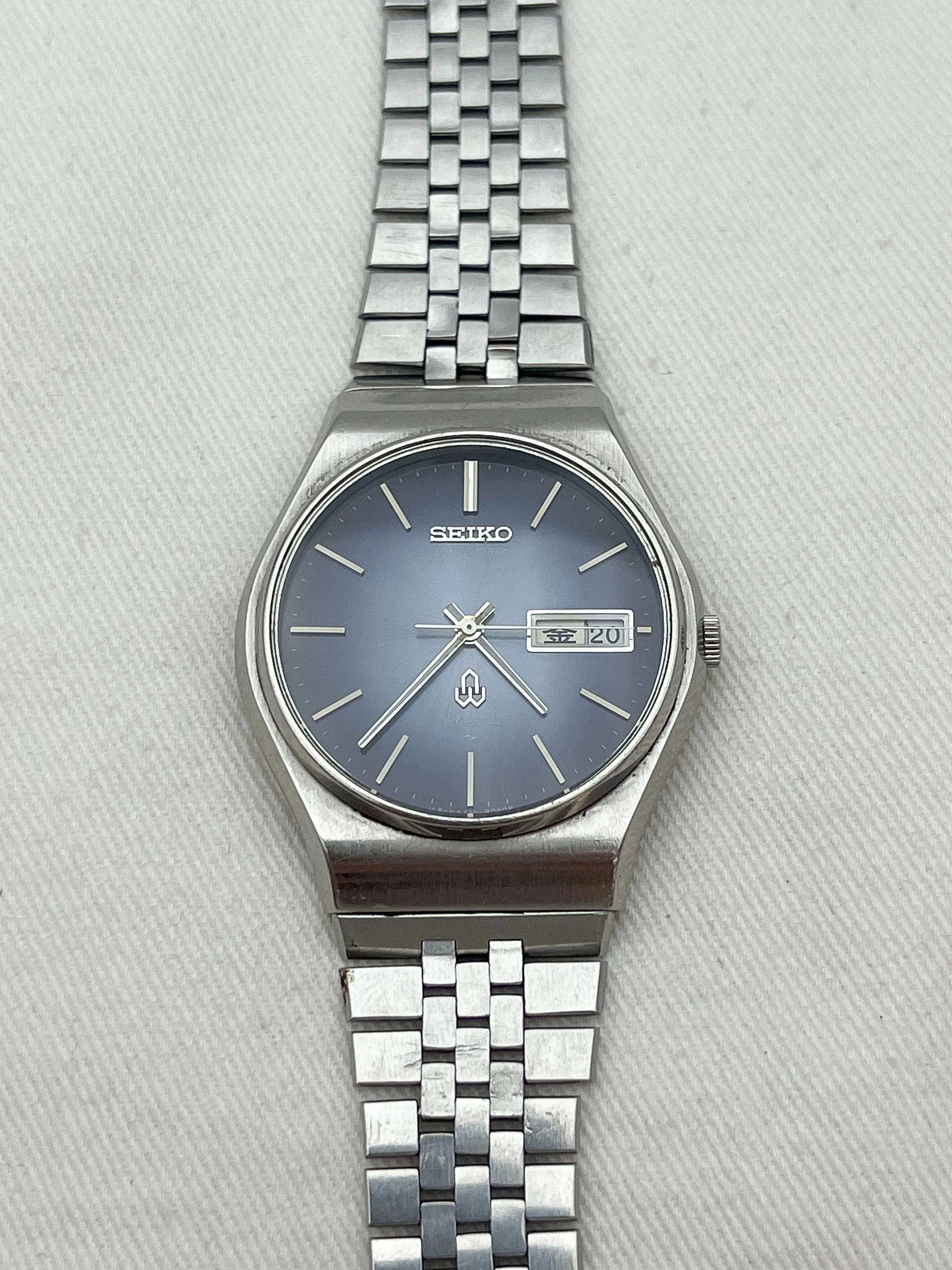 Seiko - Daydate Kanji Type II Bleu & Noir - 1977 - Atelier Victor Paris - Vintage Watch Shop Dubai