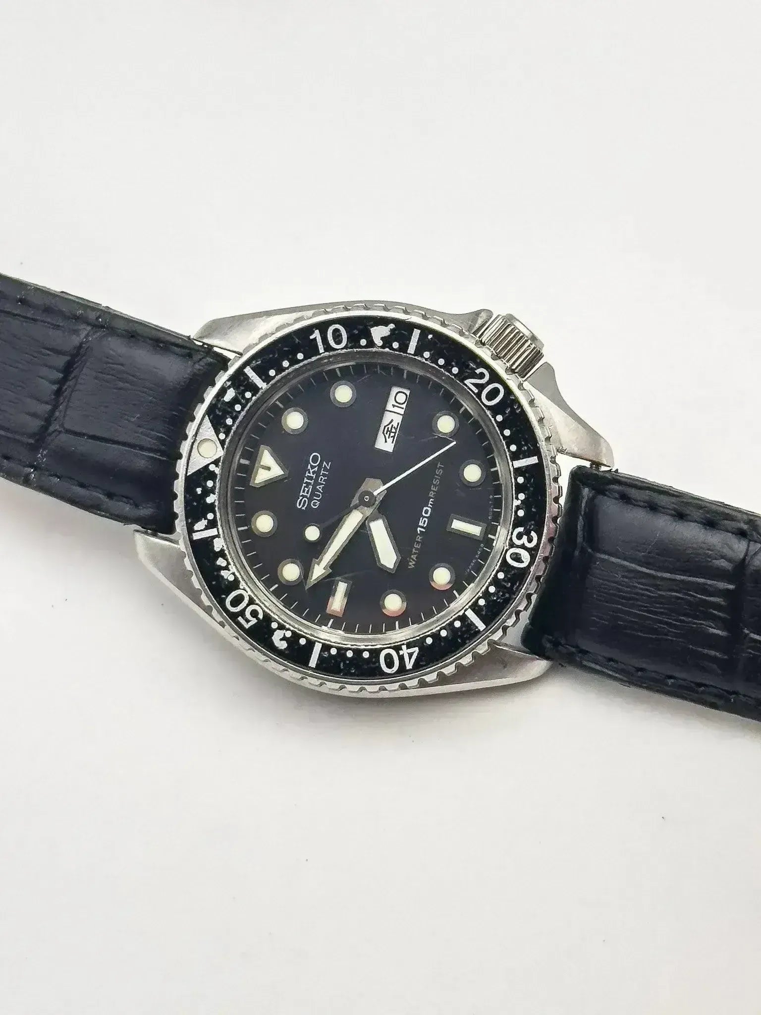 Seiko - Diver Daydate Kanji Noir - 1983 - Atelier Victor