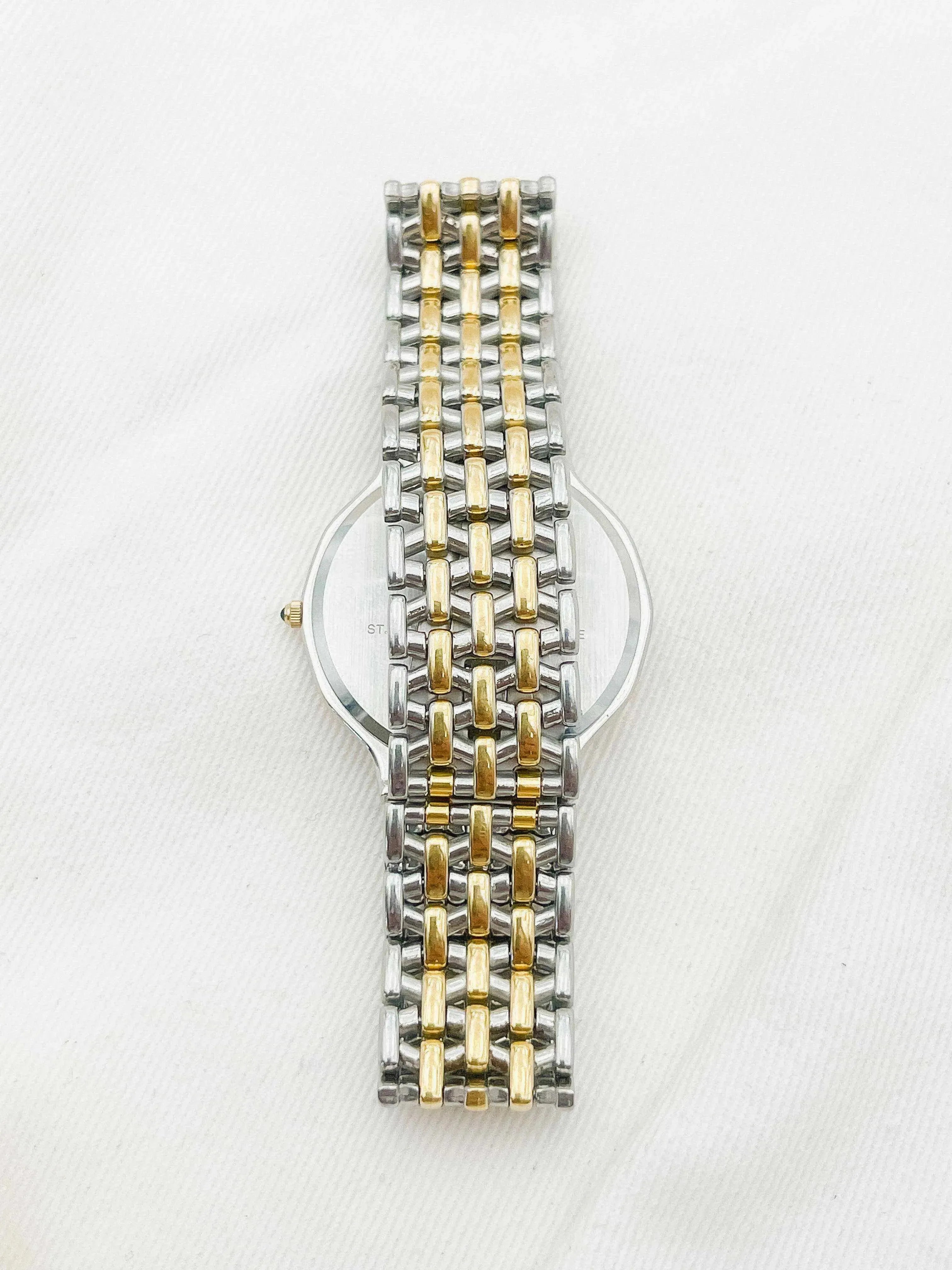 Seiko - Dolce Index Romain Or Acier - 1988 - Atelier Victor Paris - Vintage Watch Shop Dubai