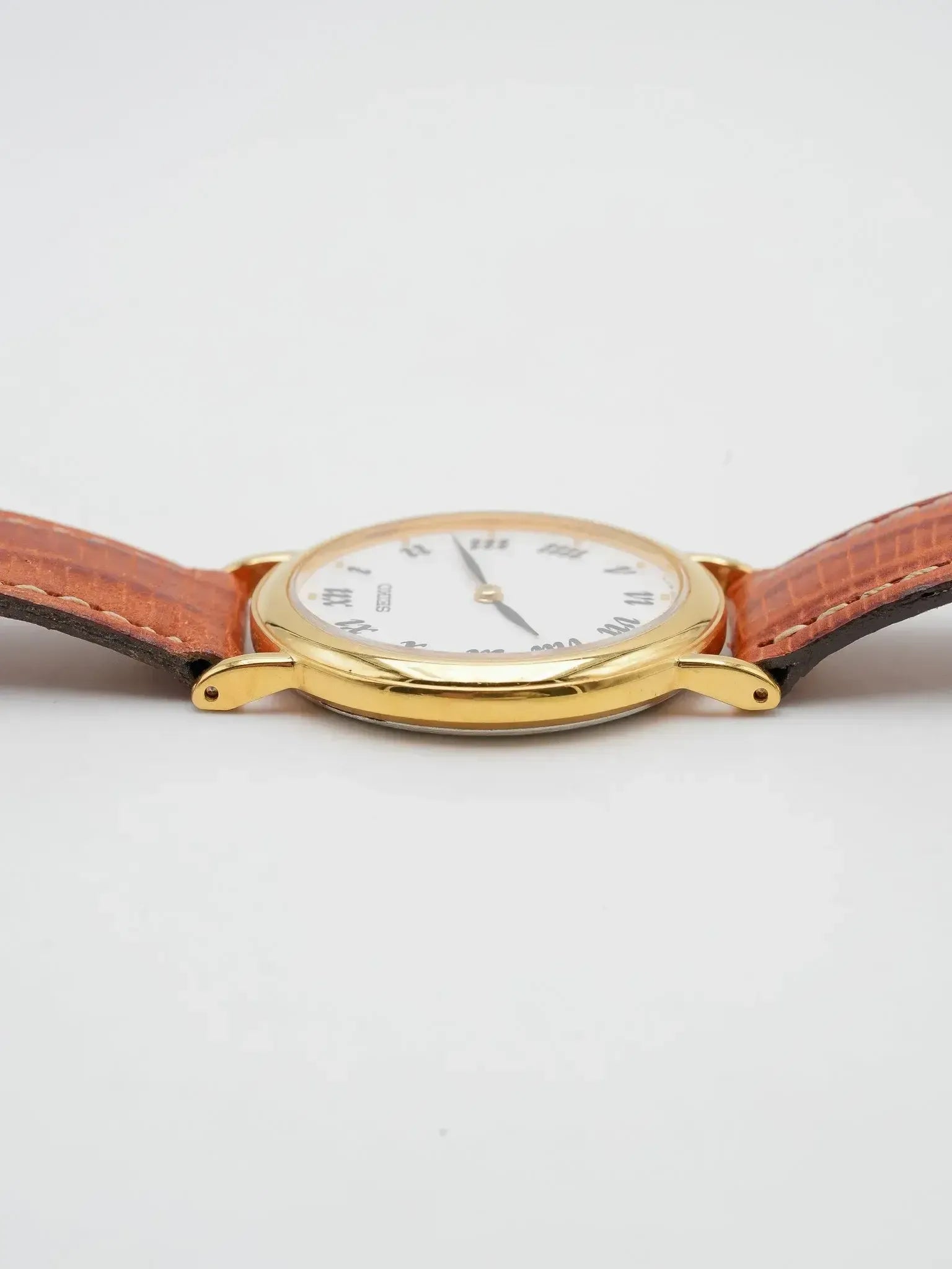 Seiko - Doré cadran blanc index romain - NOS - 1990s - Atelier Victor