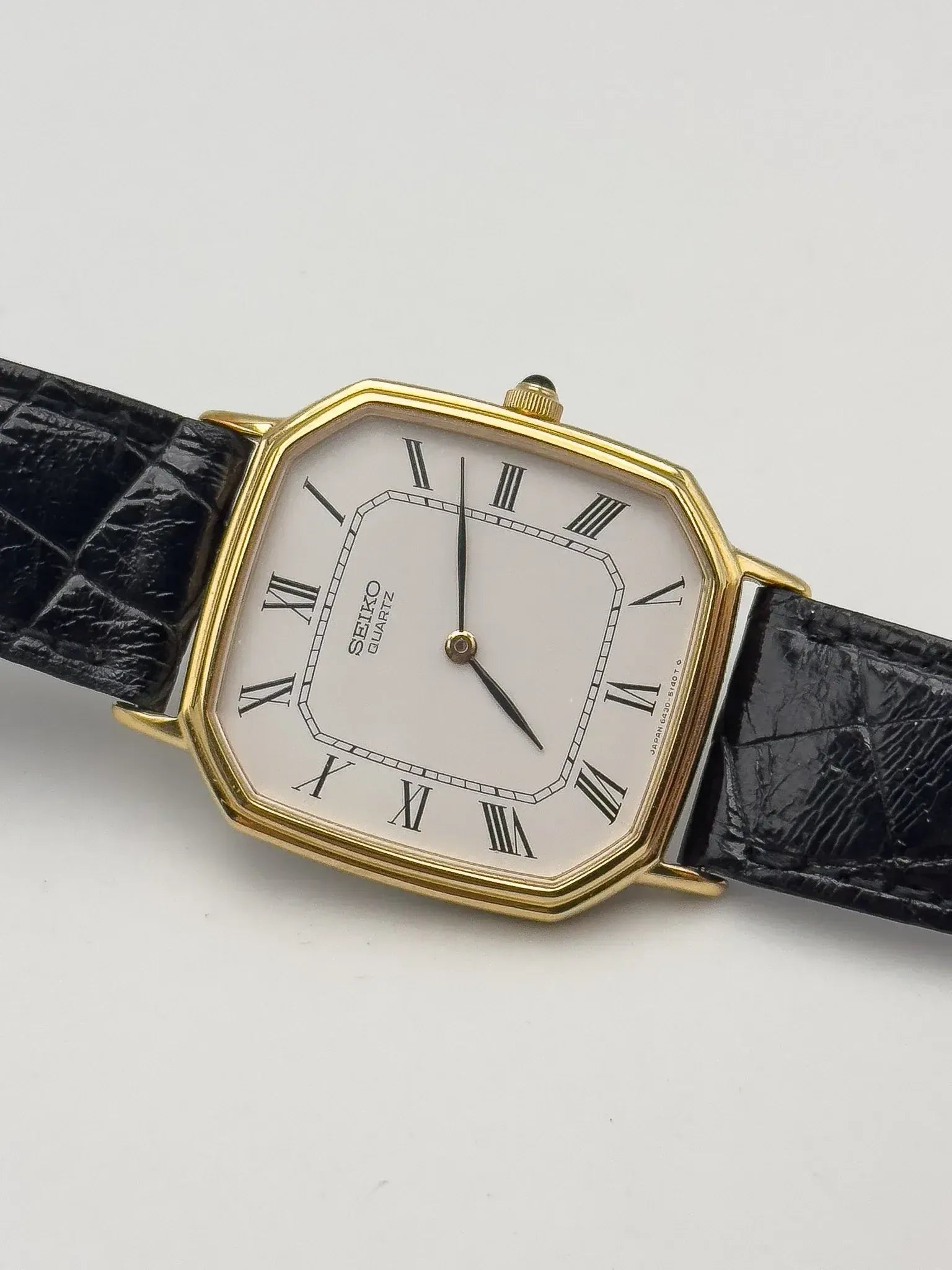 Seiko - Dress Watch Octogonale Romain Cadran blanc - FULL SET - 1981 - Atelier Victor