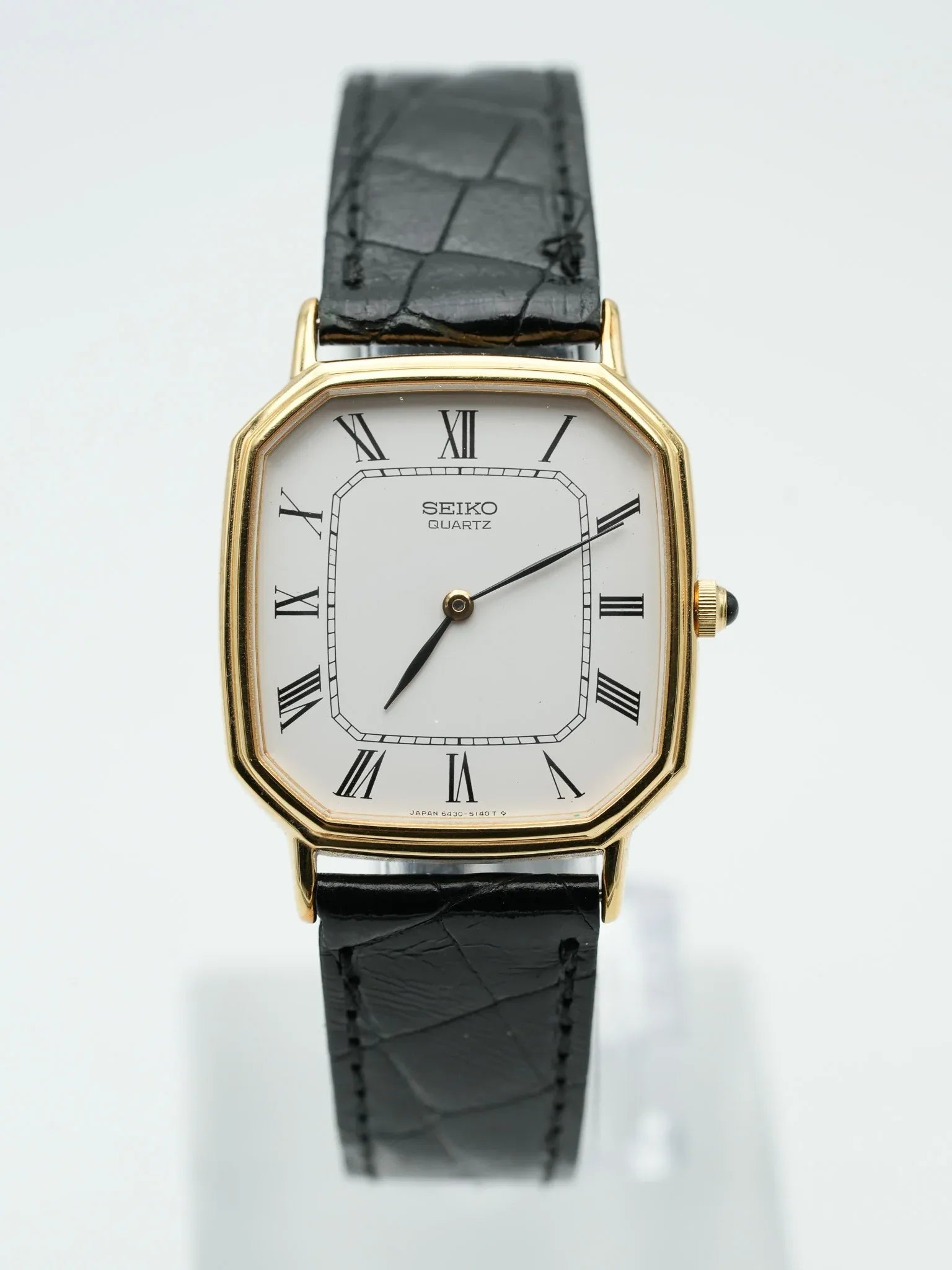 Seiko - Dress Watch Octogonale Romain Cadran blanc - FULL SET - 1981 - Atelier Victor - Vintage Shop