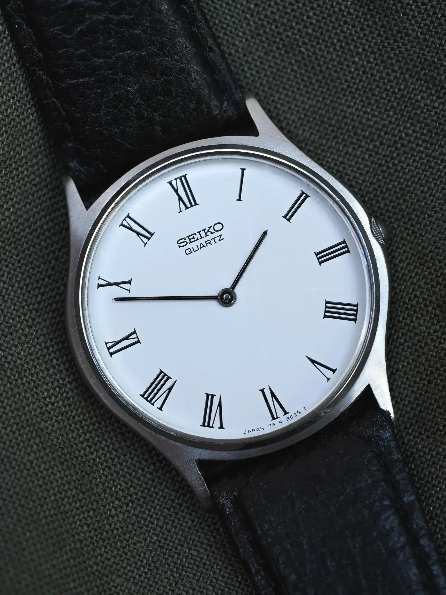 Seiko - Dress Watch Slim Acier Blanc Romain - 1997 - Atelier Victor