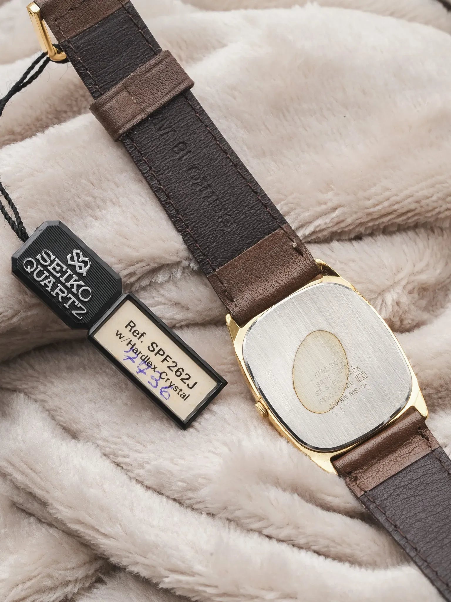 Seiko - Ellipse Plaqué or blanc date - NOS - 1987 - Atelier Victor