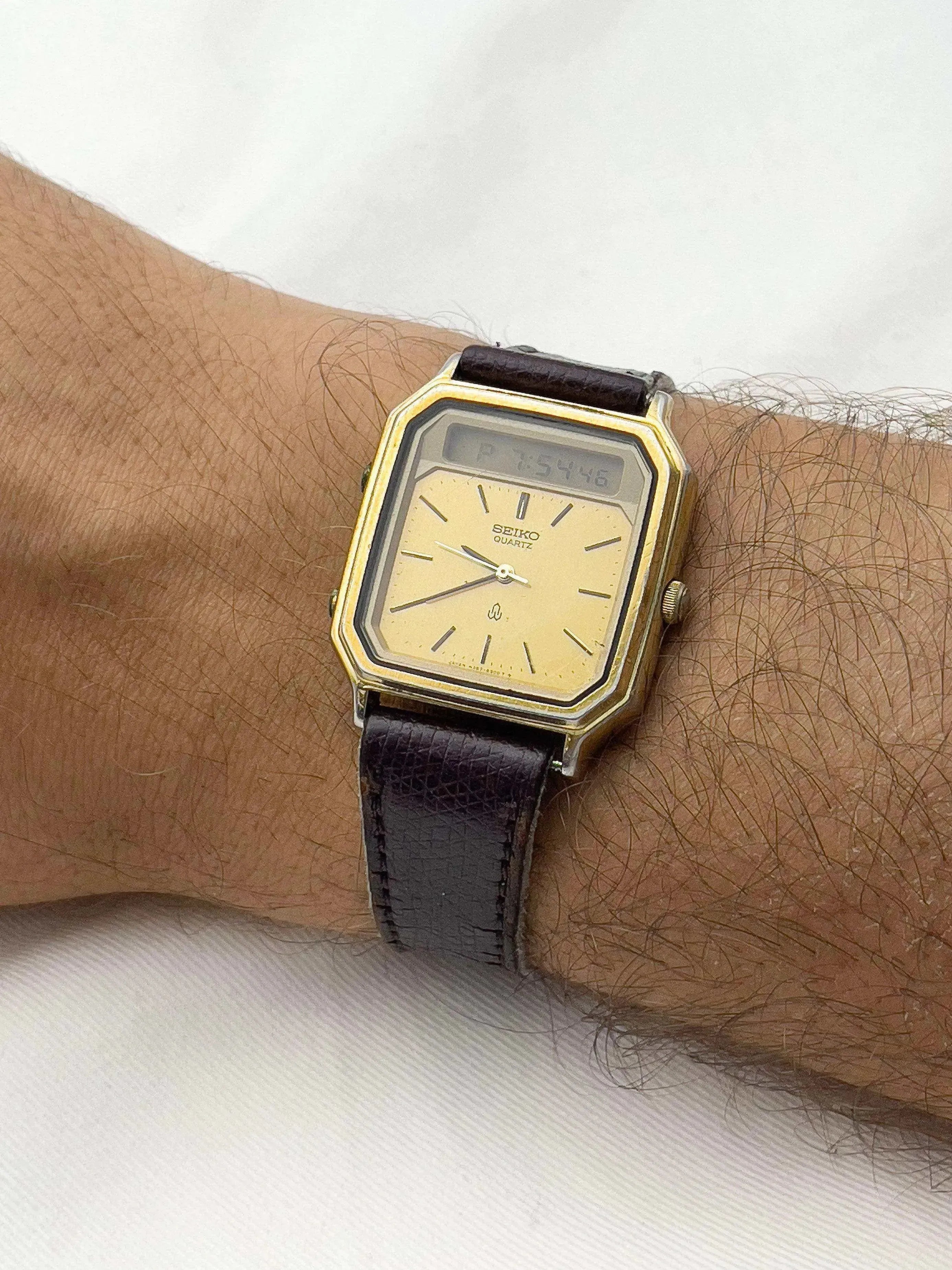 Seiko - GMT Tank Or - 1981 - Atelier Victor