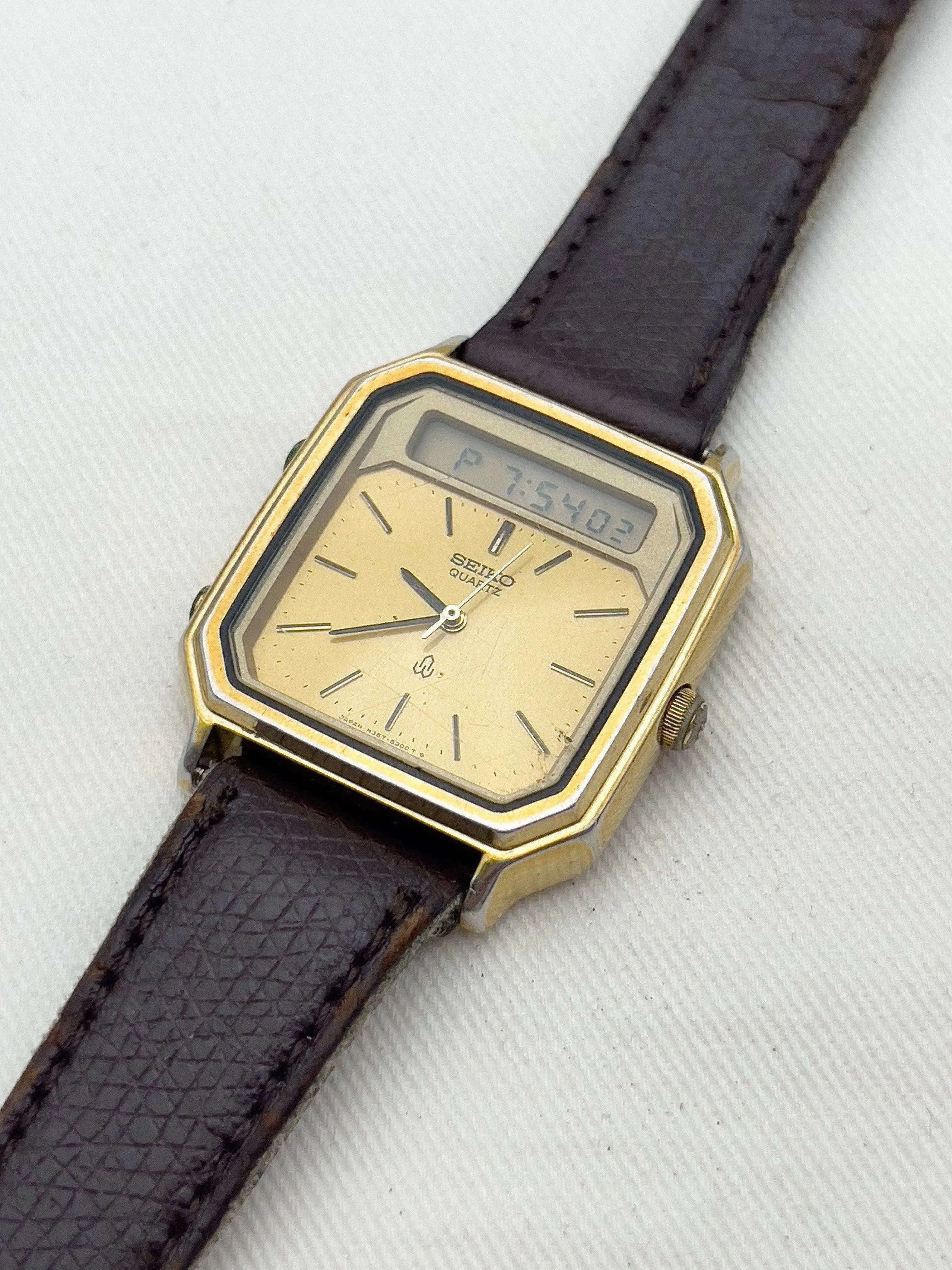 Seiko - GMT Tank Or - 1981 - Atelier Victor - Vintage Shop