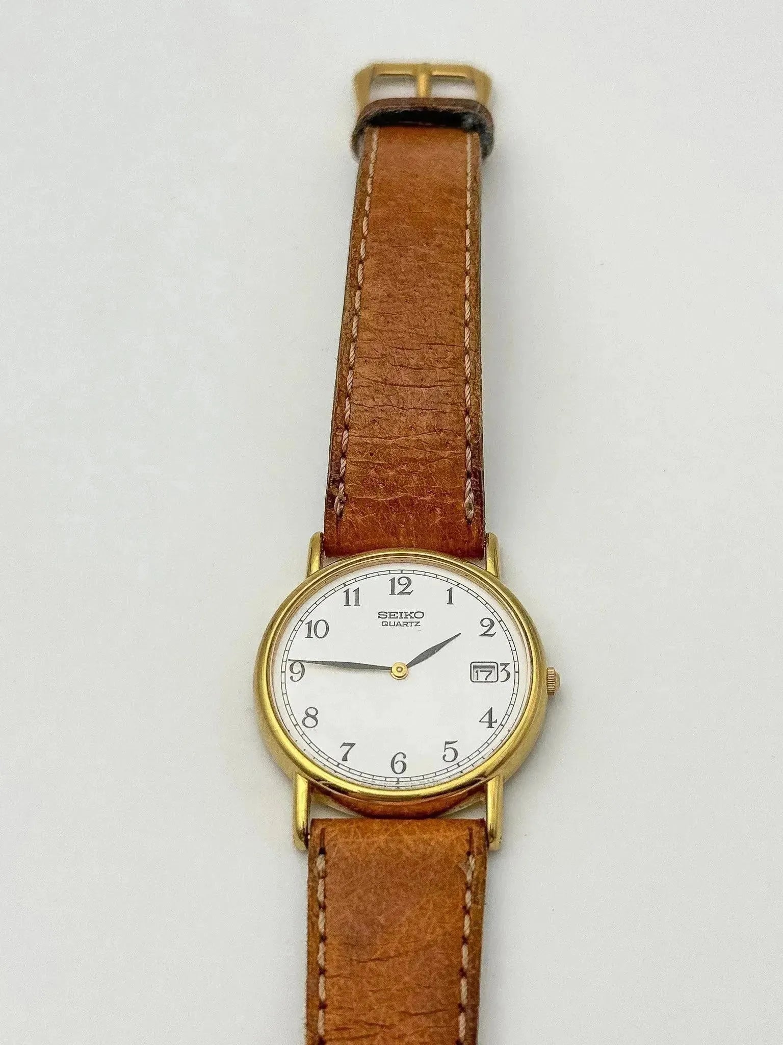 Seiko - Gold White Dial - 1988 - Atelier Victor Paris - Vintage Watch Shop Dubai