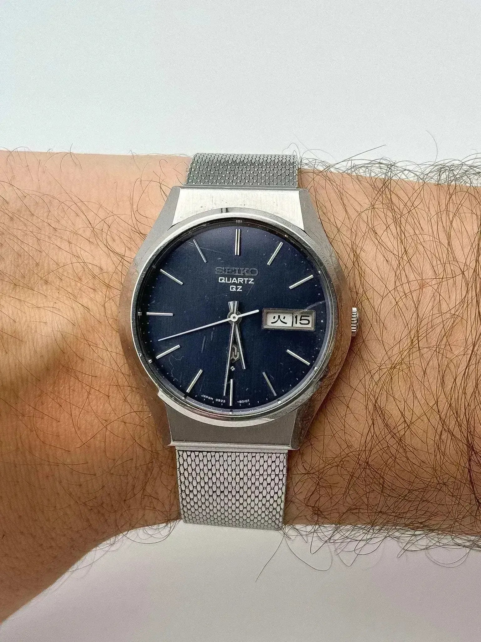 Seiko - Kanji Bleu Daydate Acier - 1974 - Atelier Victor
