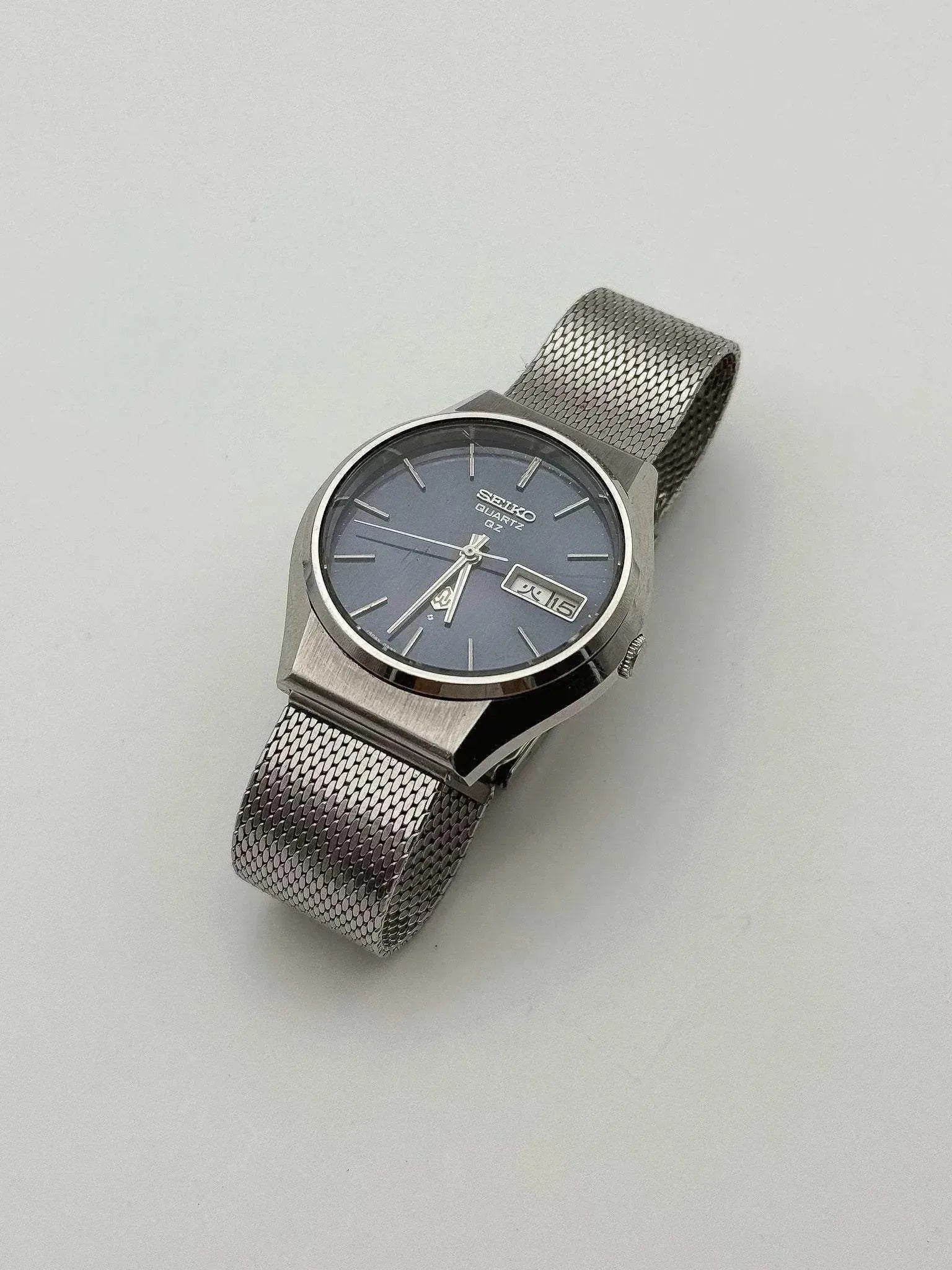 Seiko - Kanji Bleu Daydate Acier - 1974 - Atelier Victor