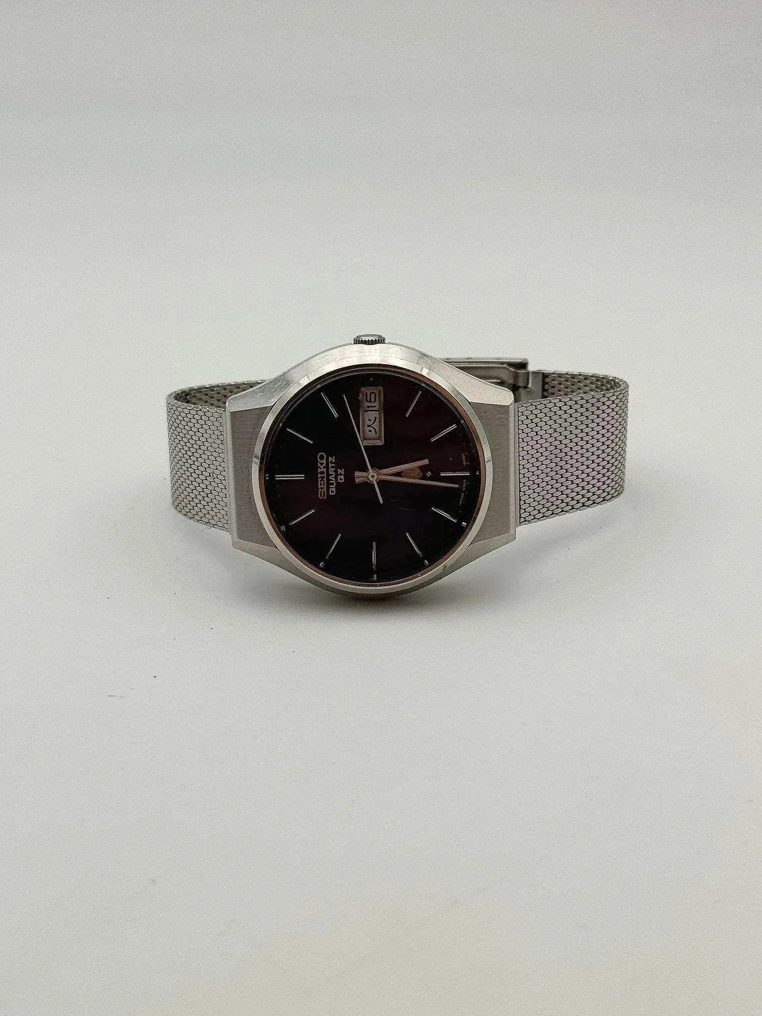 Seiko - Kanji Bleu Daydate Acier - 1974 - Atelier Victor Paris - Vintage Watch Shop Dubai