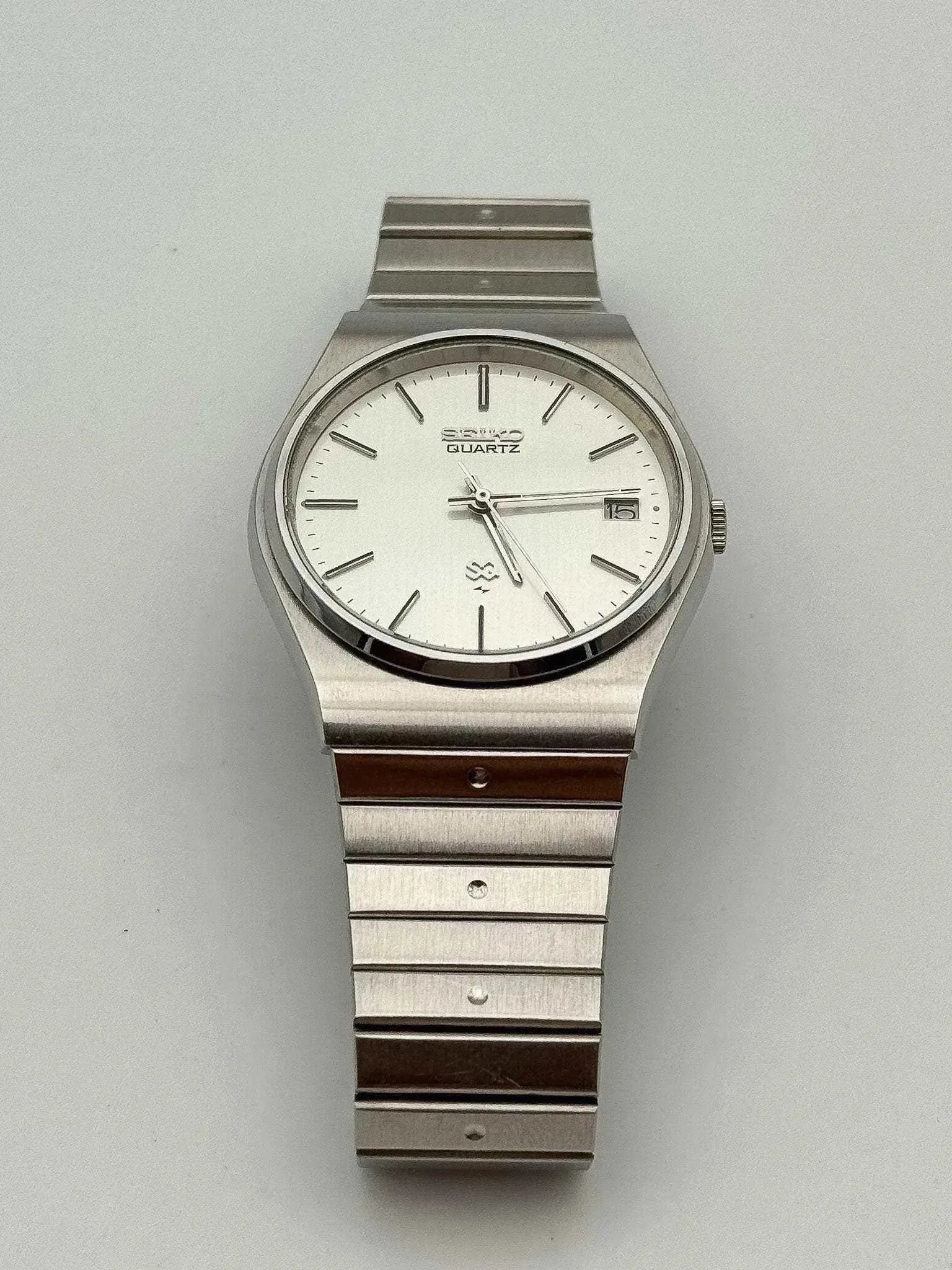 Seiko - Kanji Full Steel Mini Circle Date - 1984 - Atelier Victor - Vintage Shop
