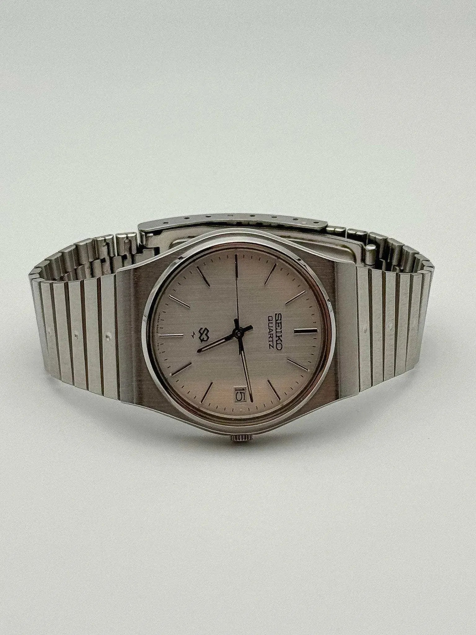 Seiko - Kanji Full Steel Mini Circle Date - 1984 - Atelier Victor - Vintage Shop