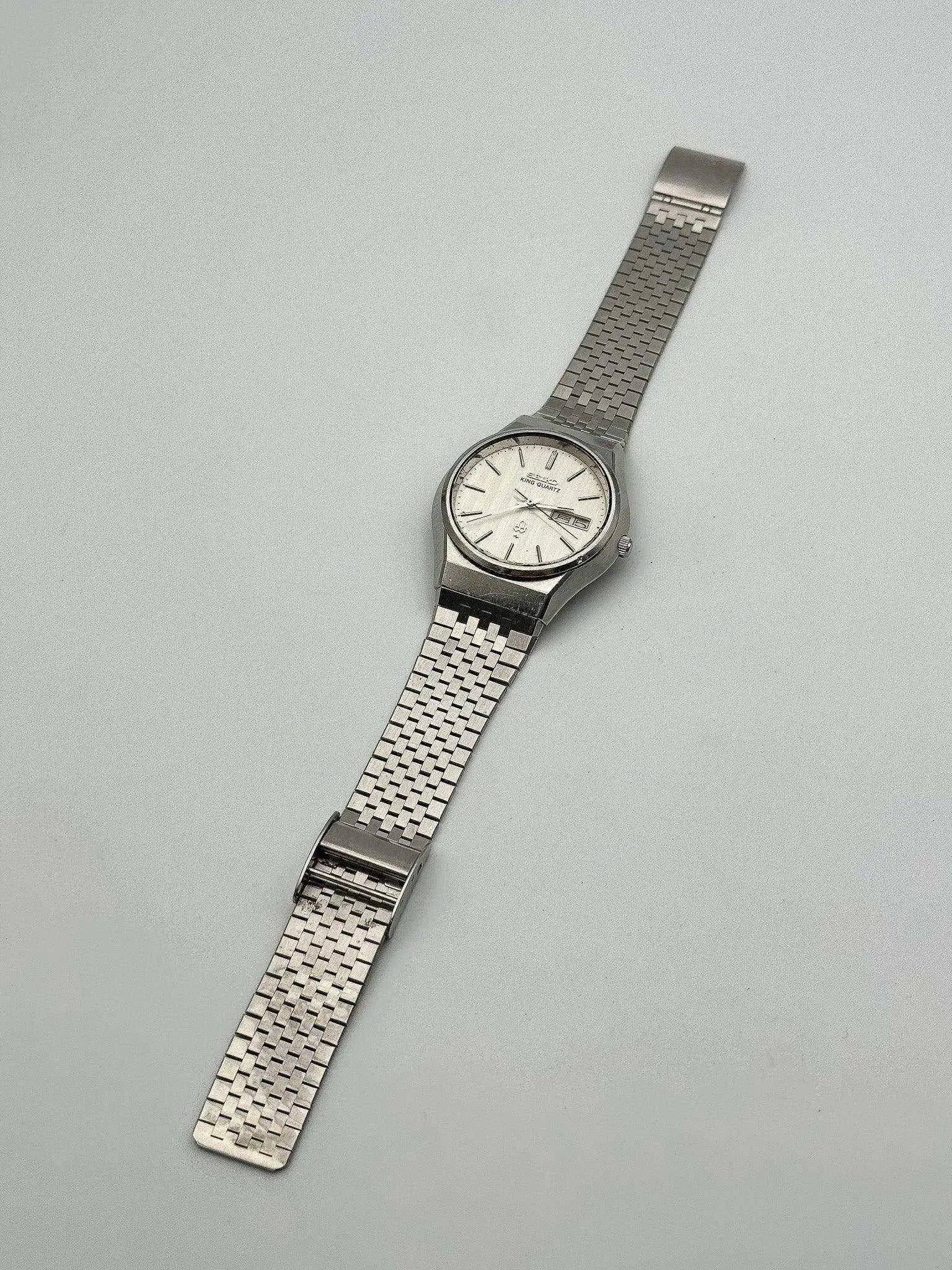 Seiko - King Blanc Tapissé - 1976 - Atelier Victor Paris - Vintage Watch Shop Dubai