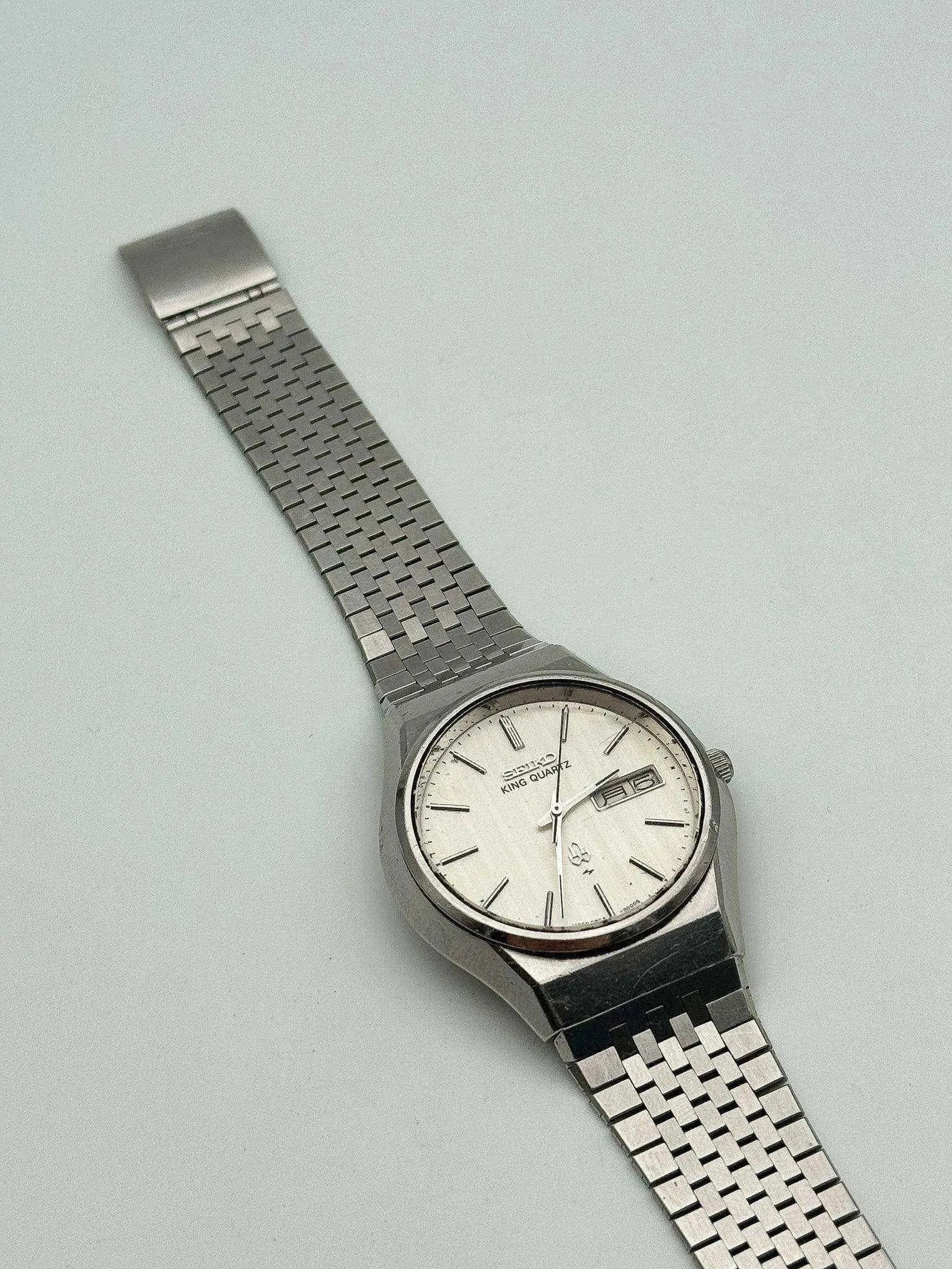 Seiko - King Blanc Tapissé - 1976 - Atelier Victor Paris - Vintage Watch Shop Dubai