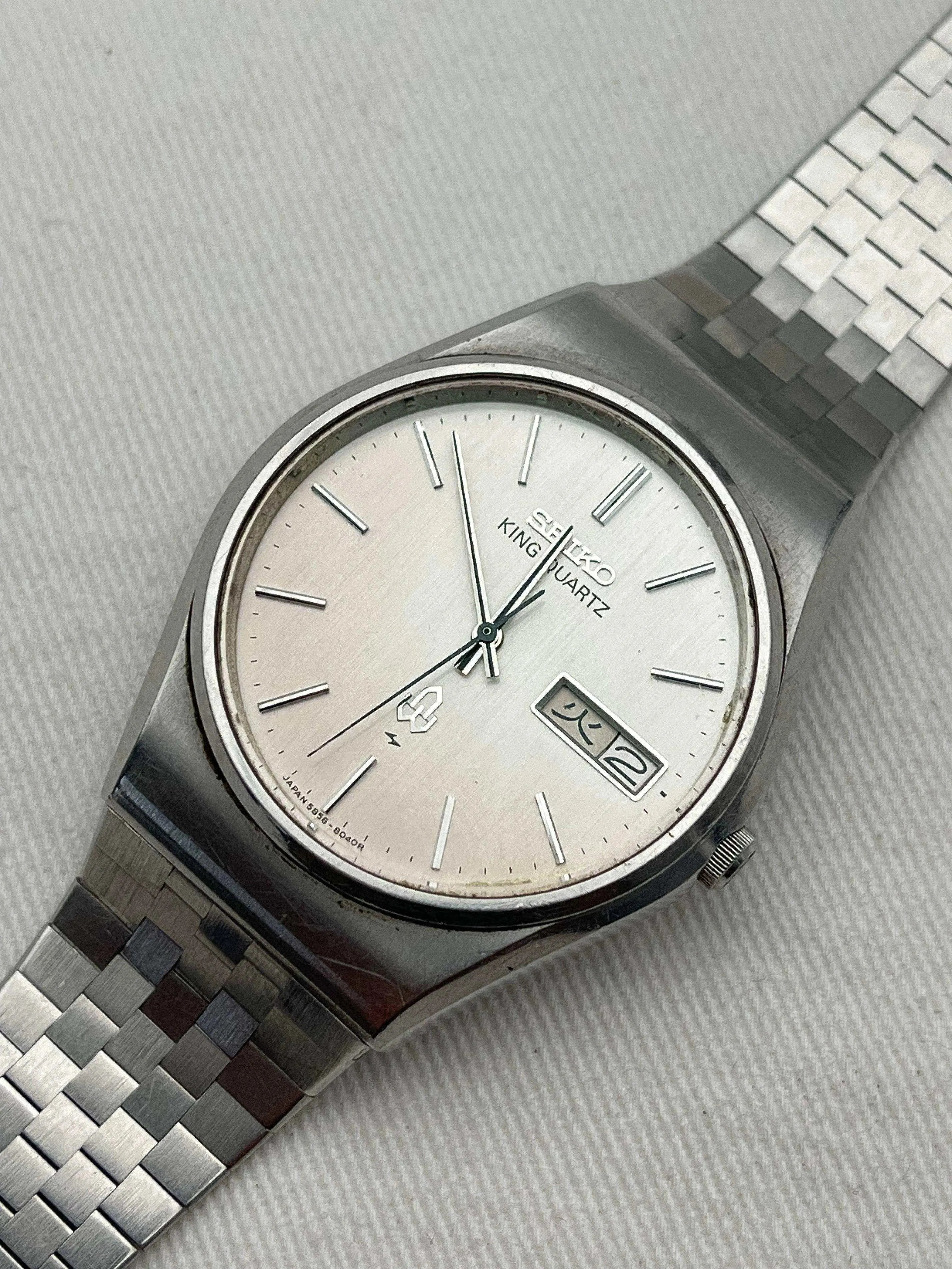 Seiko - King Quartz Daydate Kanji- 1977 - Atelier Victor Paris - Vintage Watch Shop Dubai