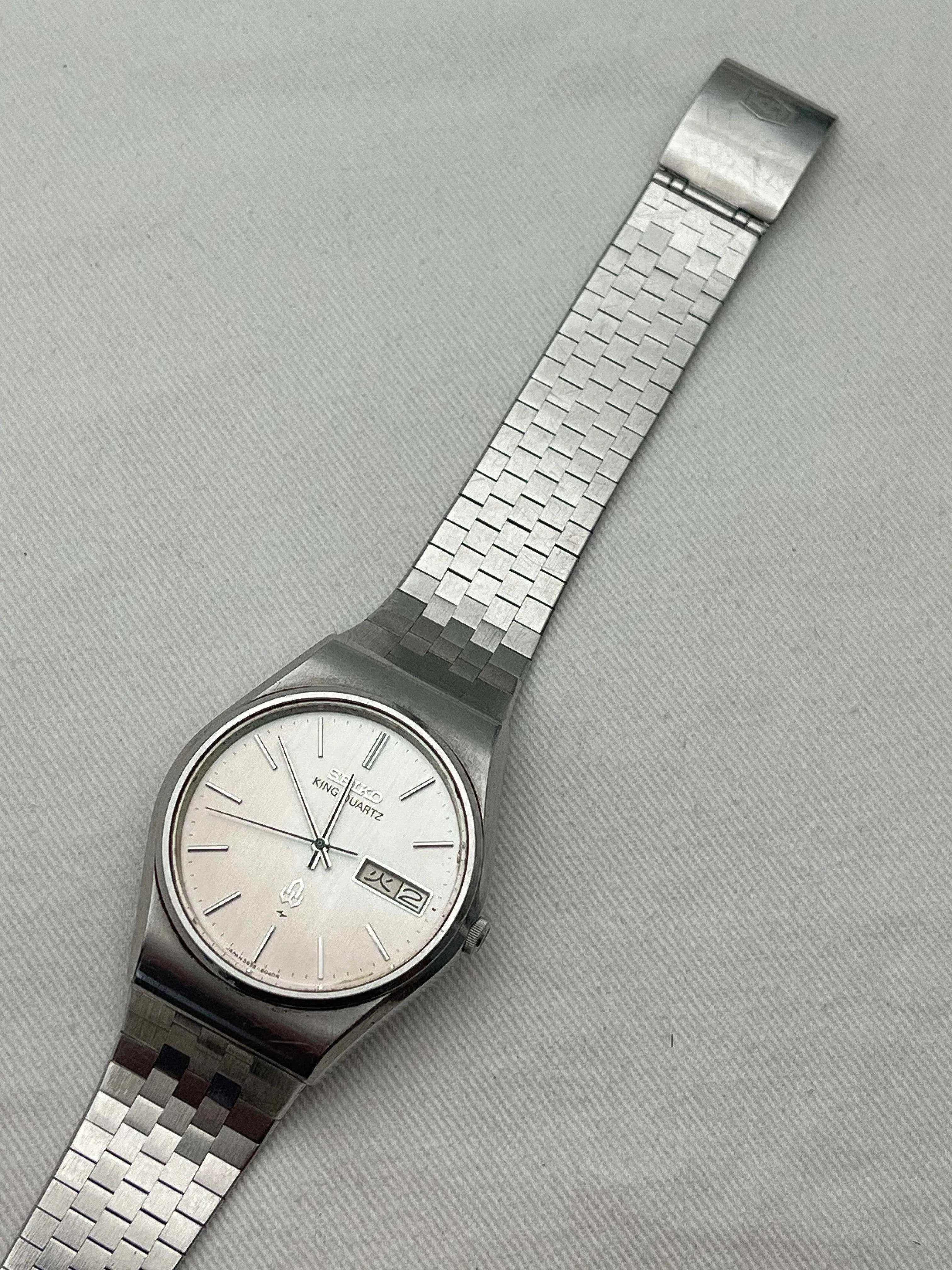 Seiko - King Quartz Daydate Kanji- 1977 - Atelier Victor Paris - Vintage Watch Shop Dubai