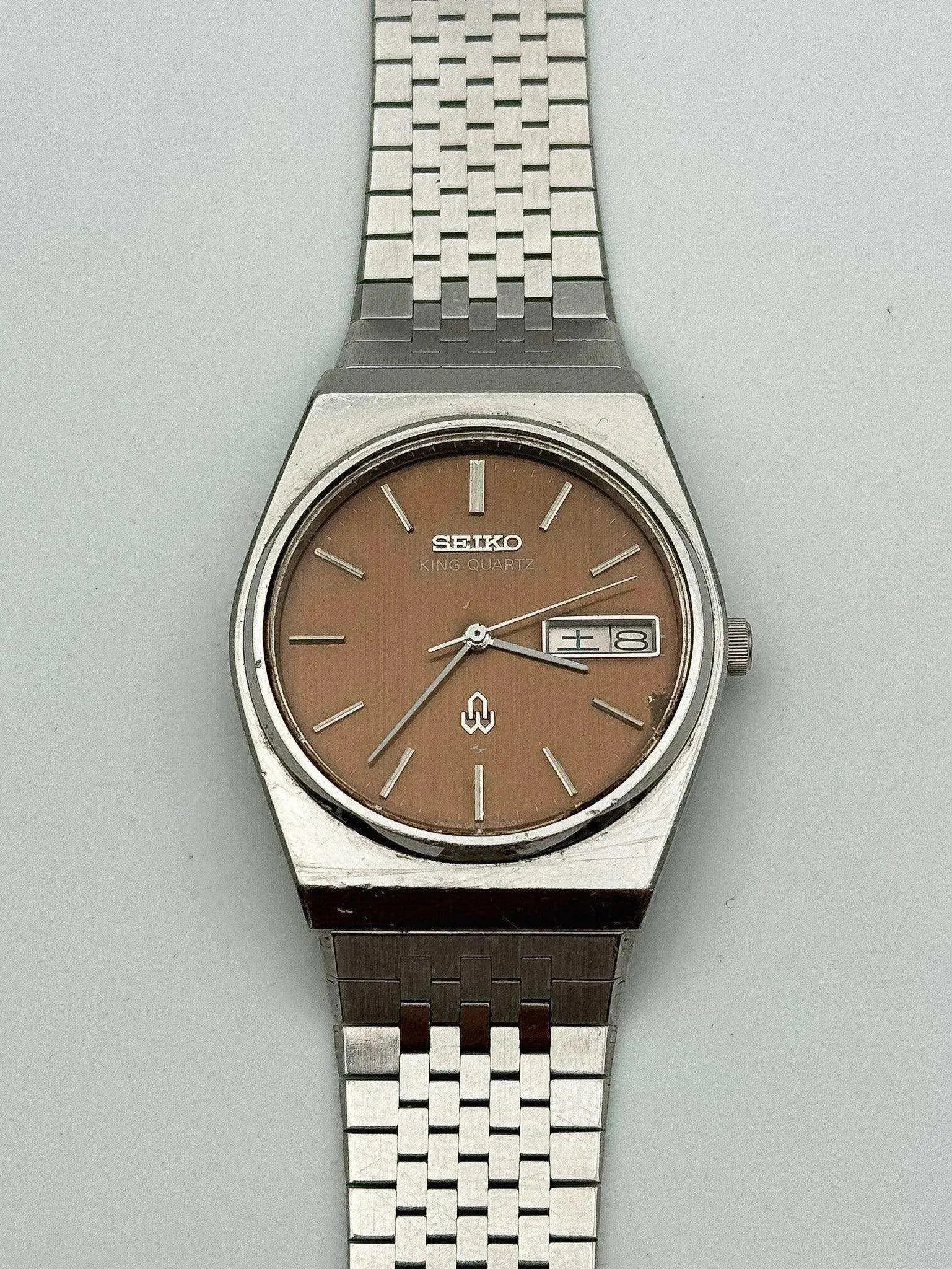 Seiko - King Quartz Kanji Brown - 1978 - Atelier Victor Paris - Vintage Watch Shop Dubai
