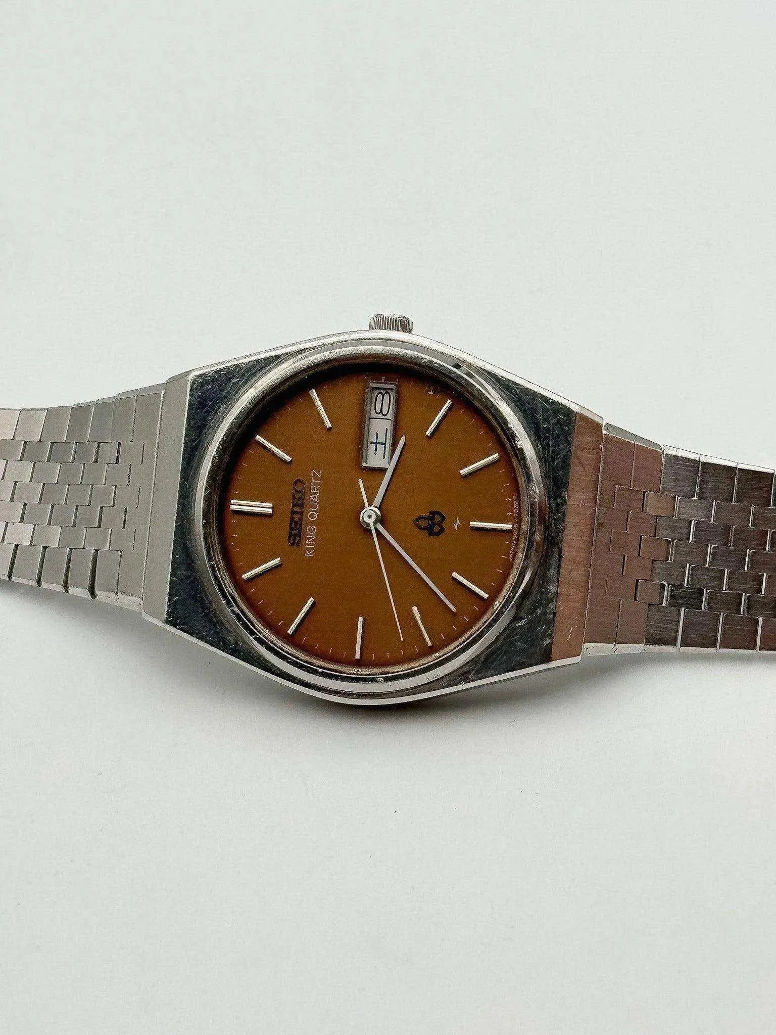 Seiko - King Quartz Kanji Brown - 1978 - Atelier Victor Paris - Vintage Watch Shop Dubai