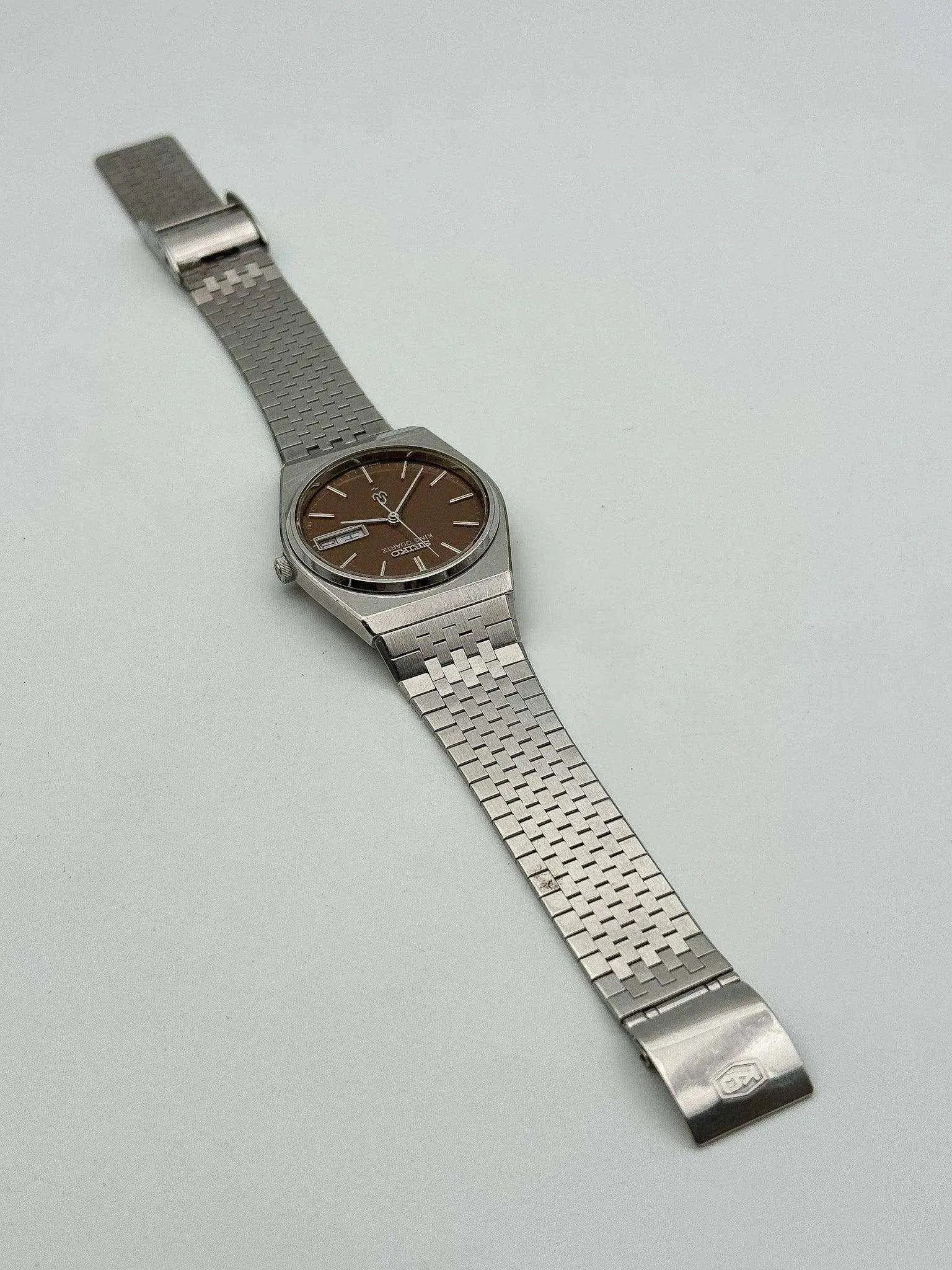 Seiko - King Quartz Kanji Brown - 1978 - Atelier Victor Paris - Vintage Watch Shop Dubai