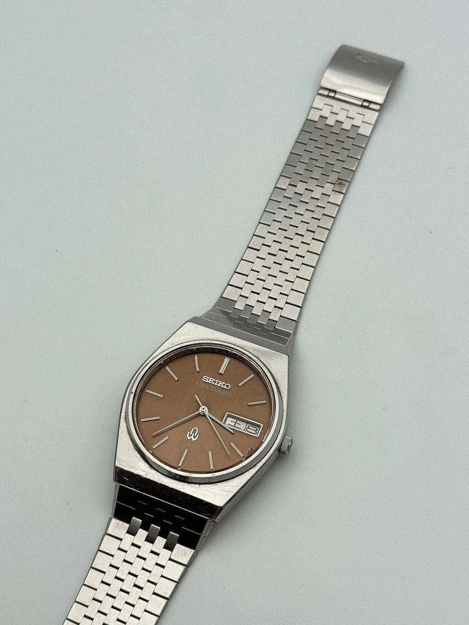 Seiko - King Quartz Kanji Brown - 1978 - Atelier Victor Paris - Vintage Watch Shop Dubai
