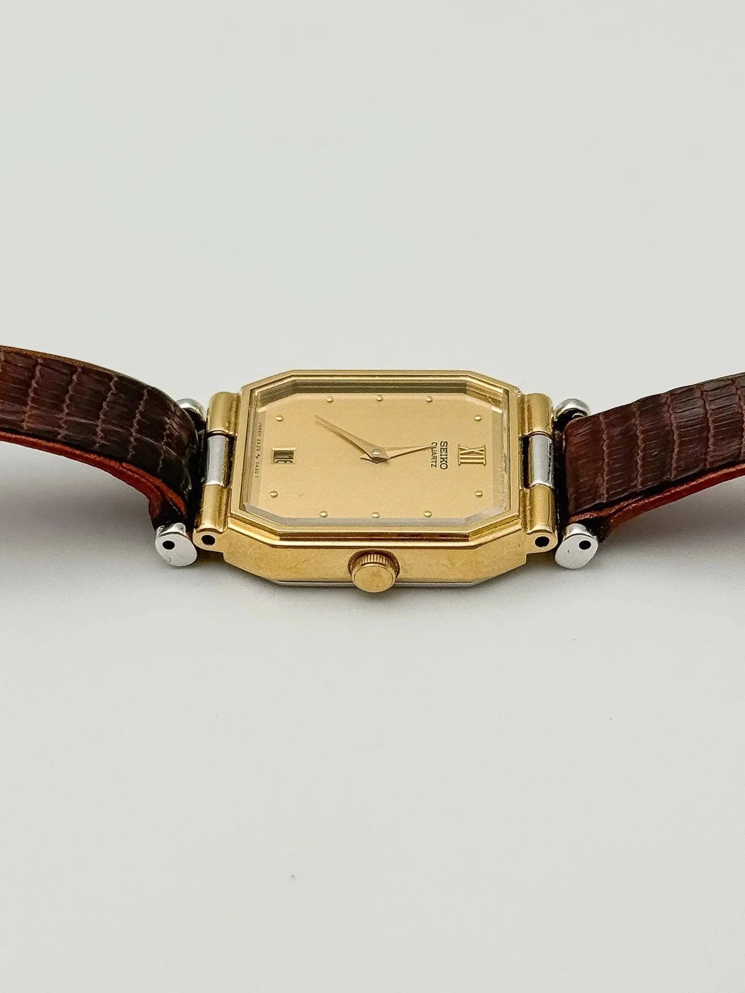 Seiko - Lady Tank Gold Steel - 1985 - Atelier Victor Paris - Vintage Watch Shop Dubai