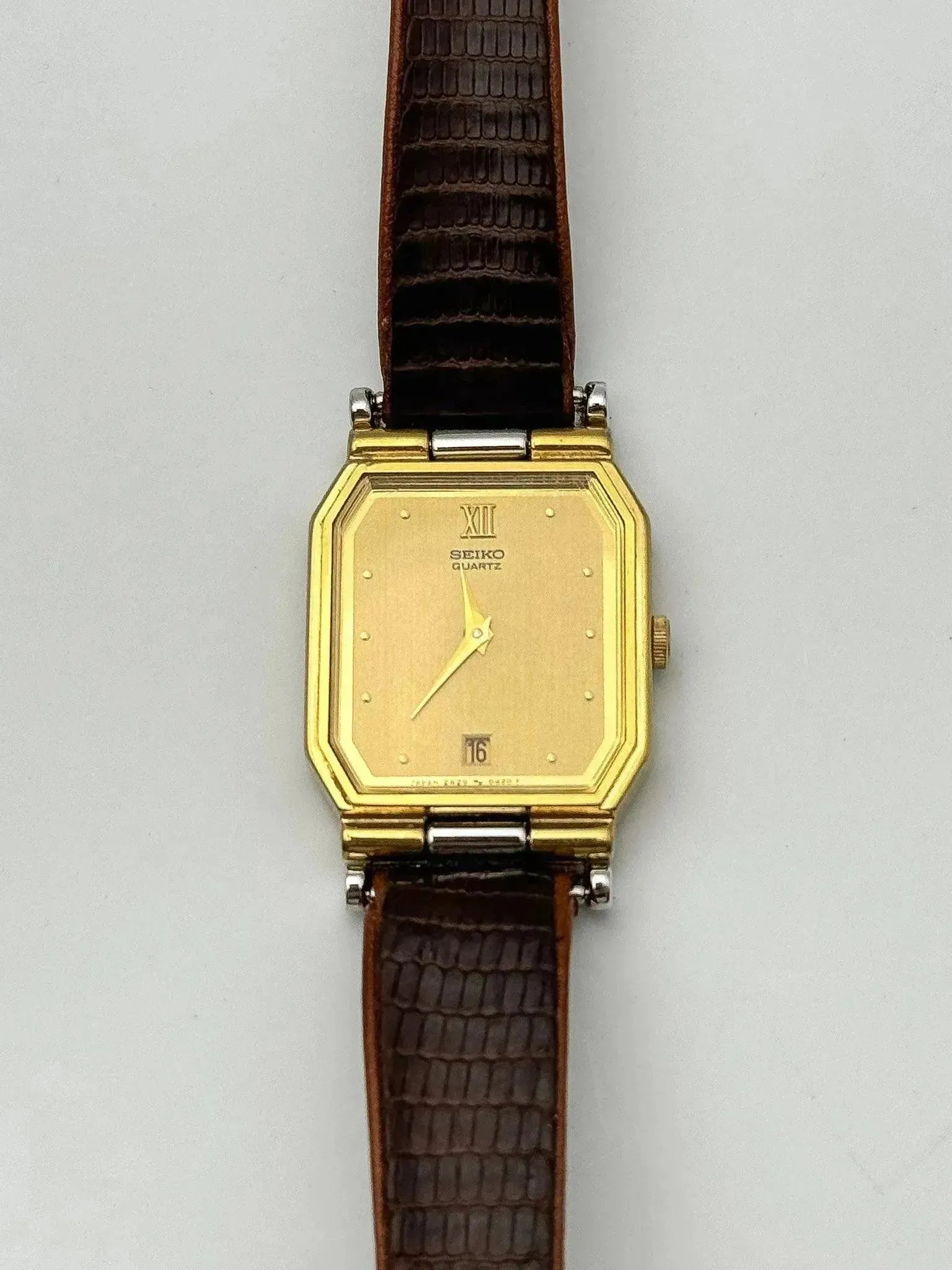 Seiko - Lady Tank Gold Steel - 1985 - Atelier Victor Paris - Vintage Watch Shop Dubai