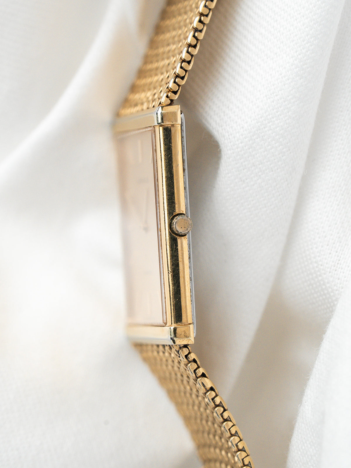 Seiko Lassale 5A54-5149 Uhr Tank vergoldet — ultraflach 4 mm (1984)