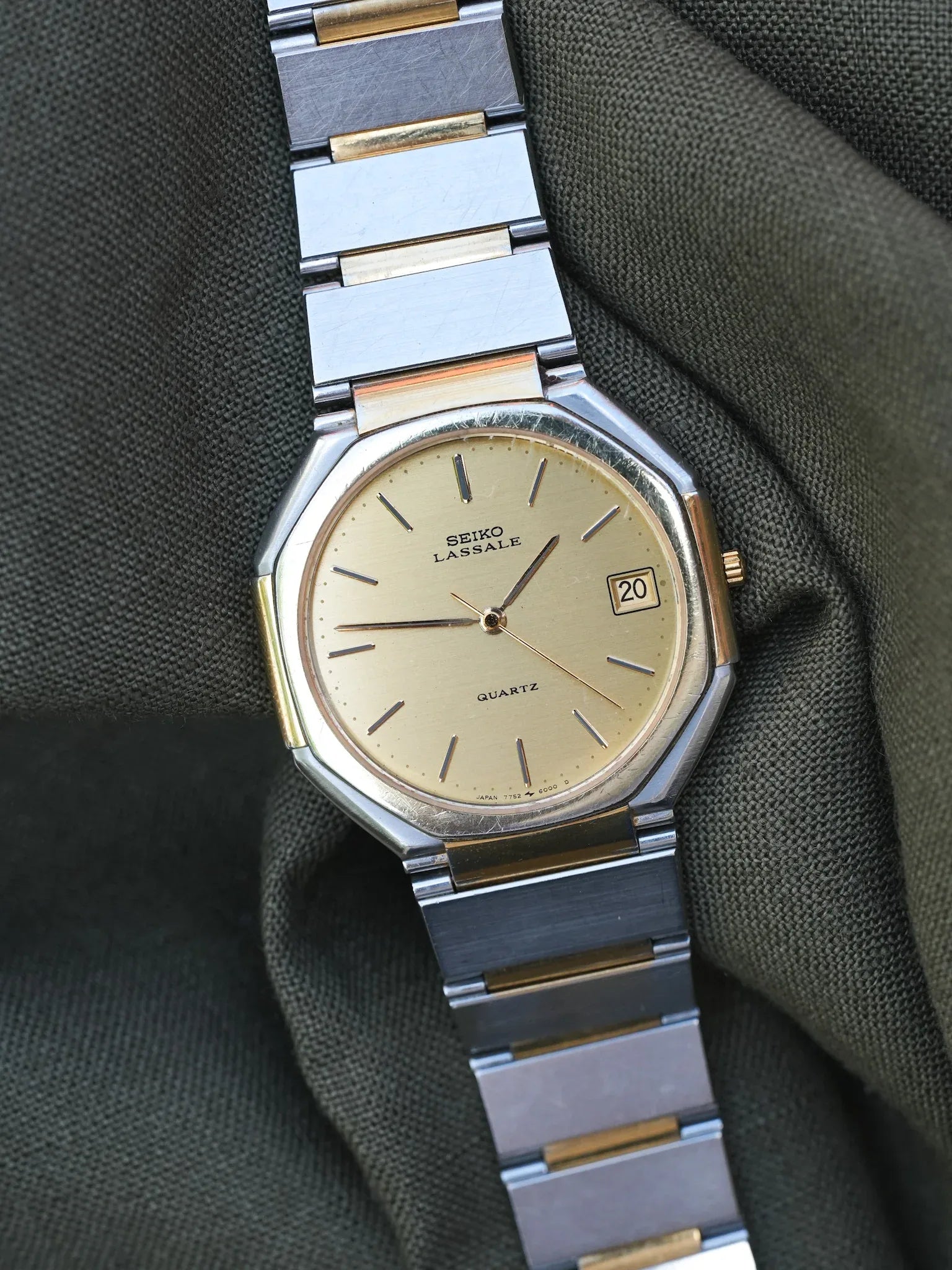 Seiko - Lassale Octogonale Acier Or - 1981 - Atelier Victor - Vintage Shop