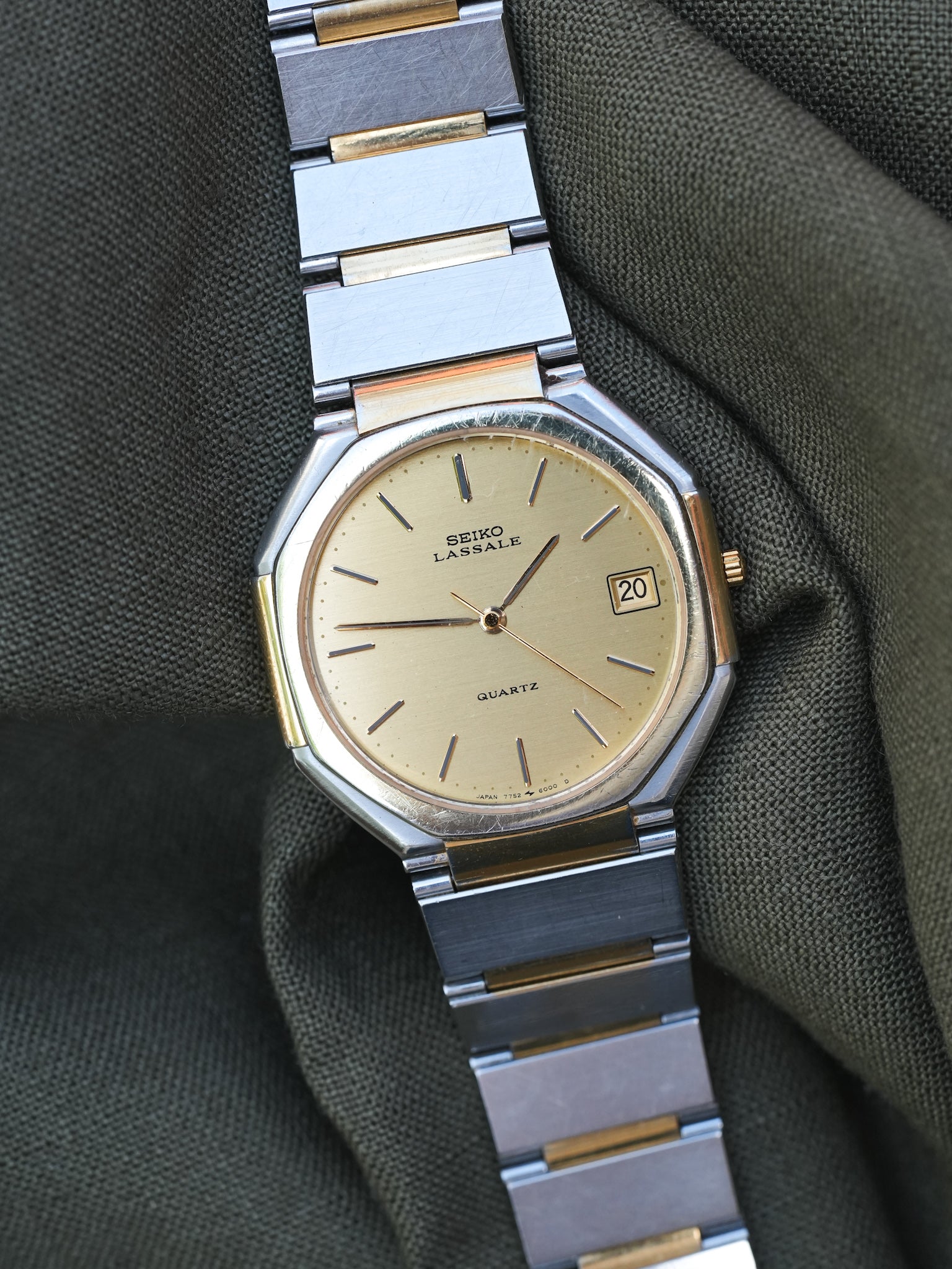 Seiko - Lassale Octogonale Acier Or - 1981 - Atelier Victor - Vintage Shop