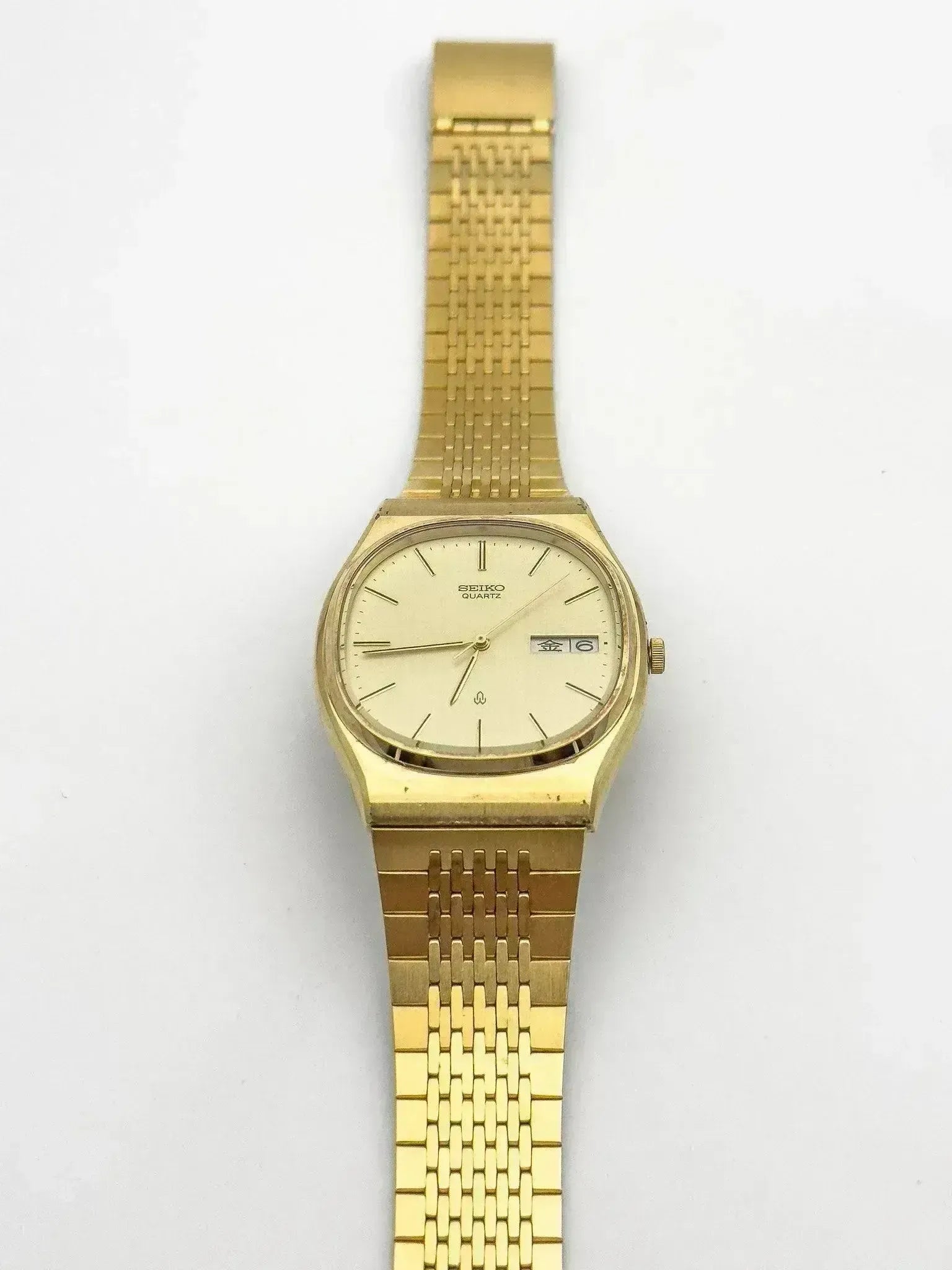 Seiko - Linen Dial Gold - 1981 - Atelier Victor