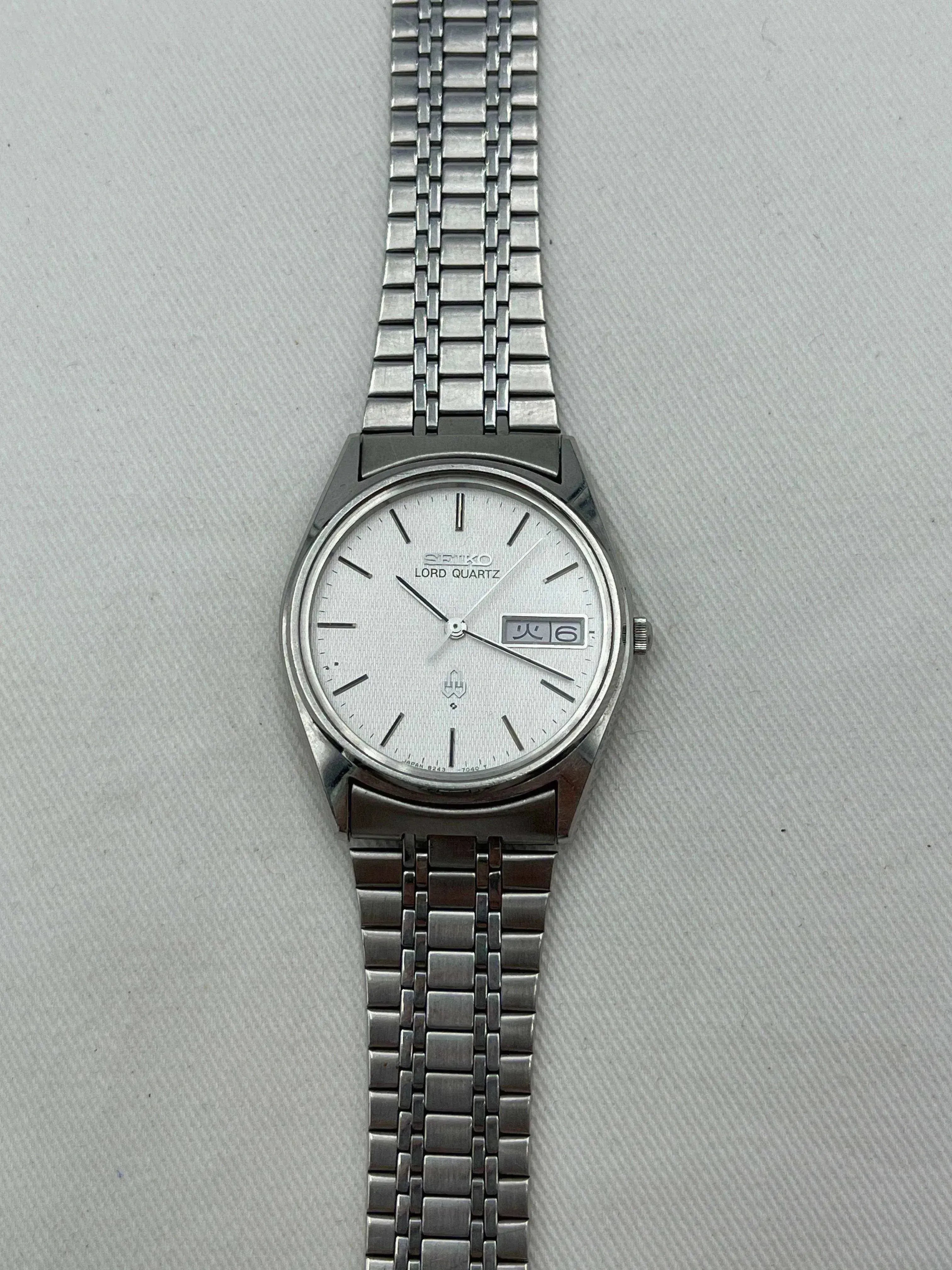 Seiko - Lord Quartz Daydate acier Kanji - 1979 - Atelier Victor