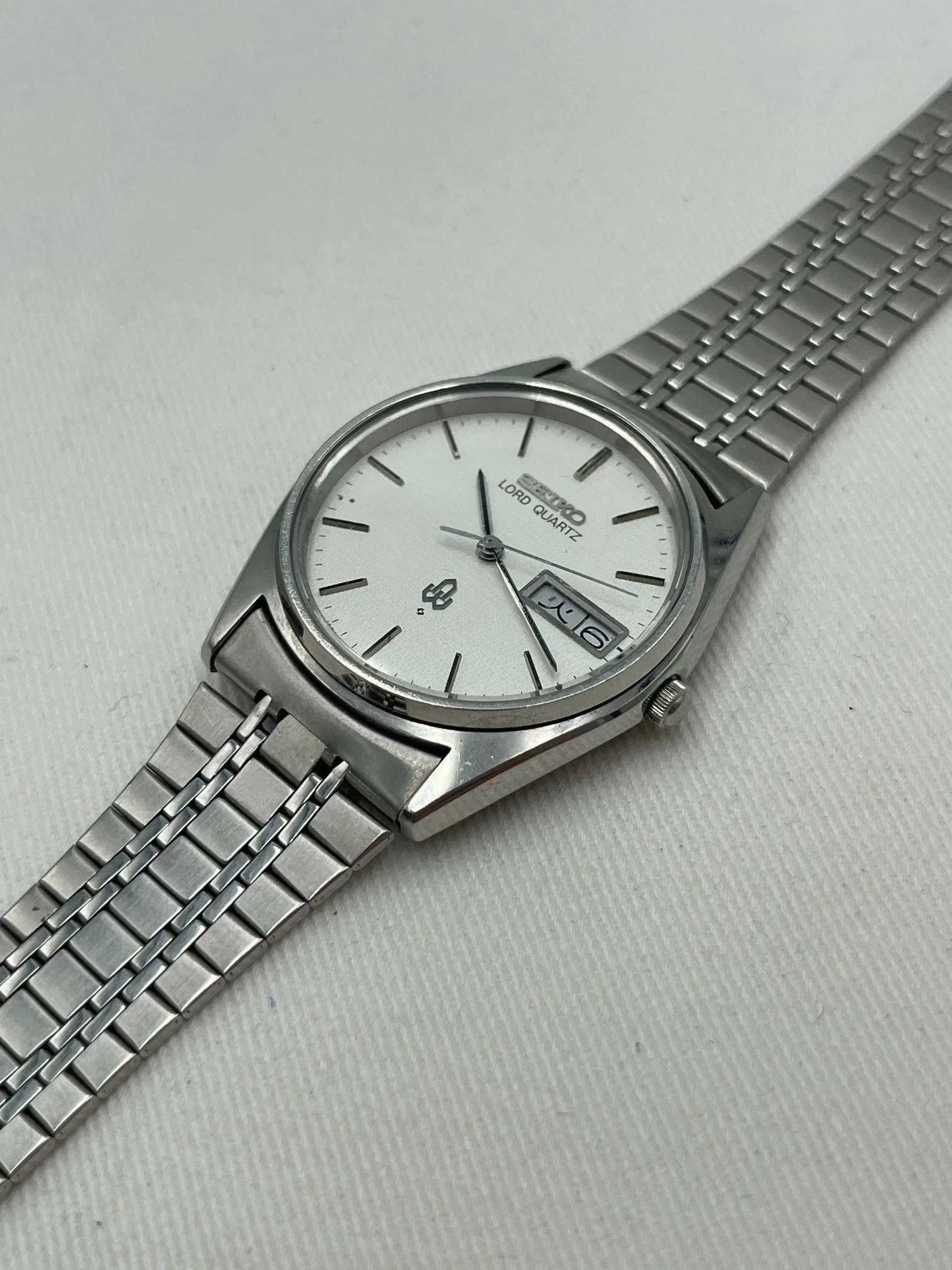 Seiko - Lord Quartz Daydate acier Kanji - 1979 - Atelier Victor