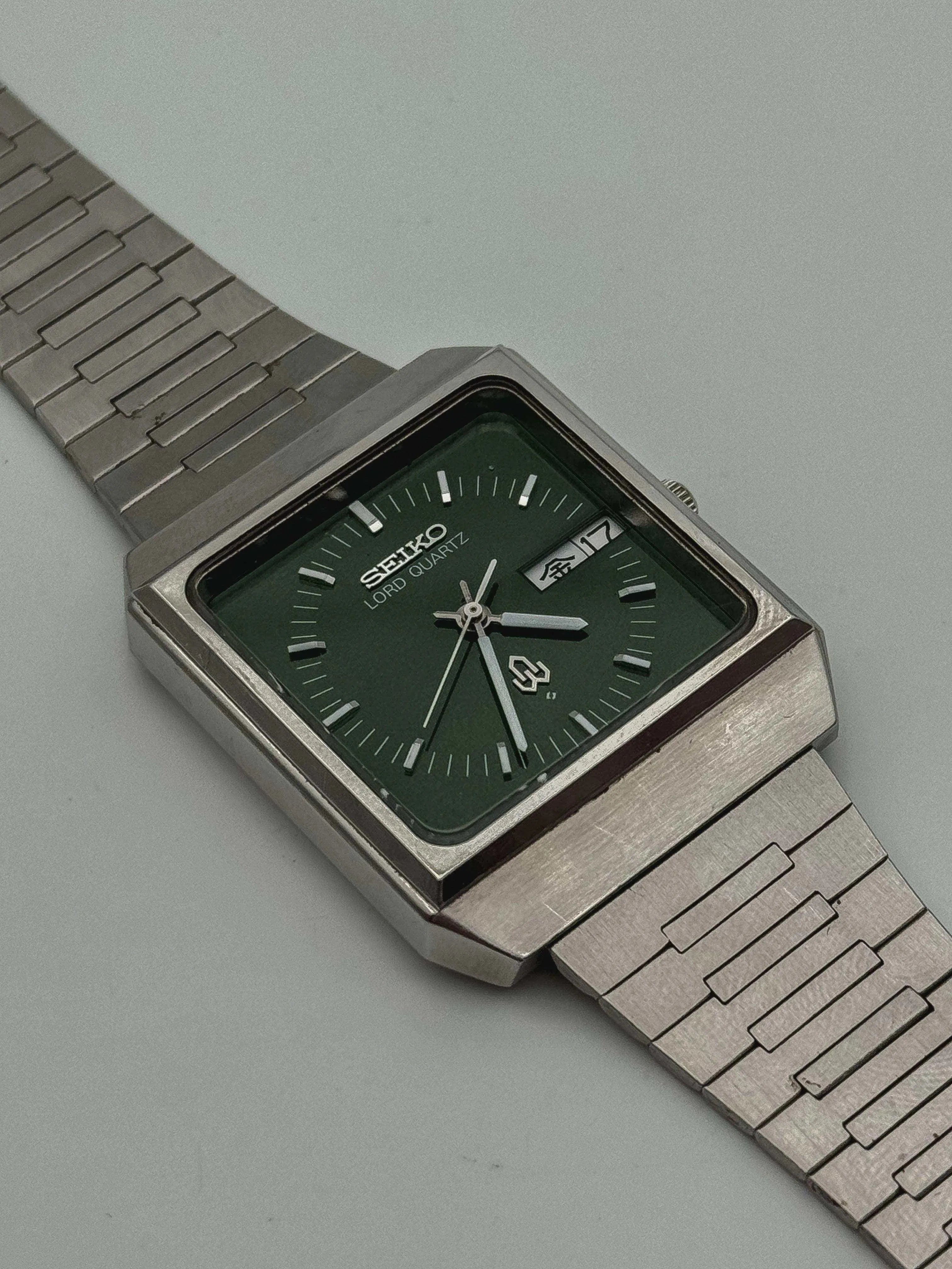 Seiko - Lord Quartz Green Square - 1978 - Atelier Victor Paris - Vintage Watch Shop Dubai