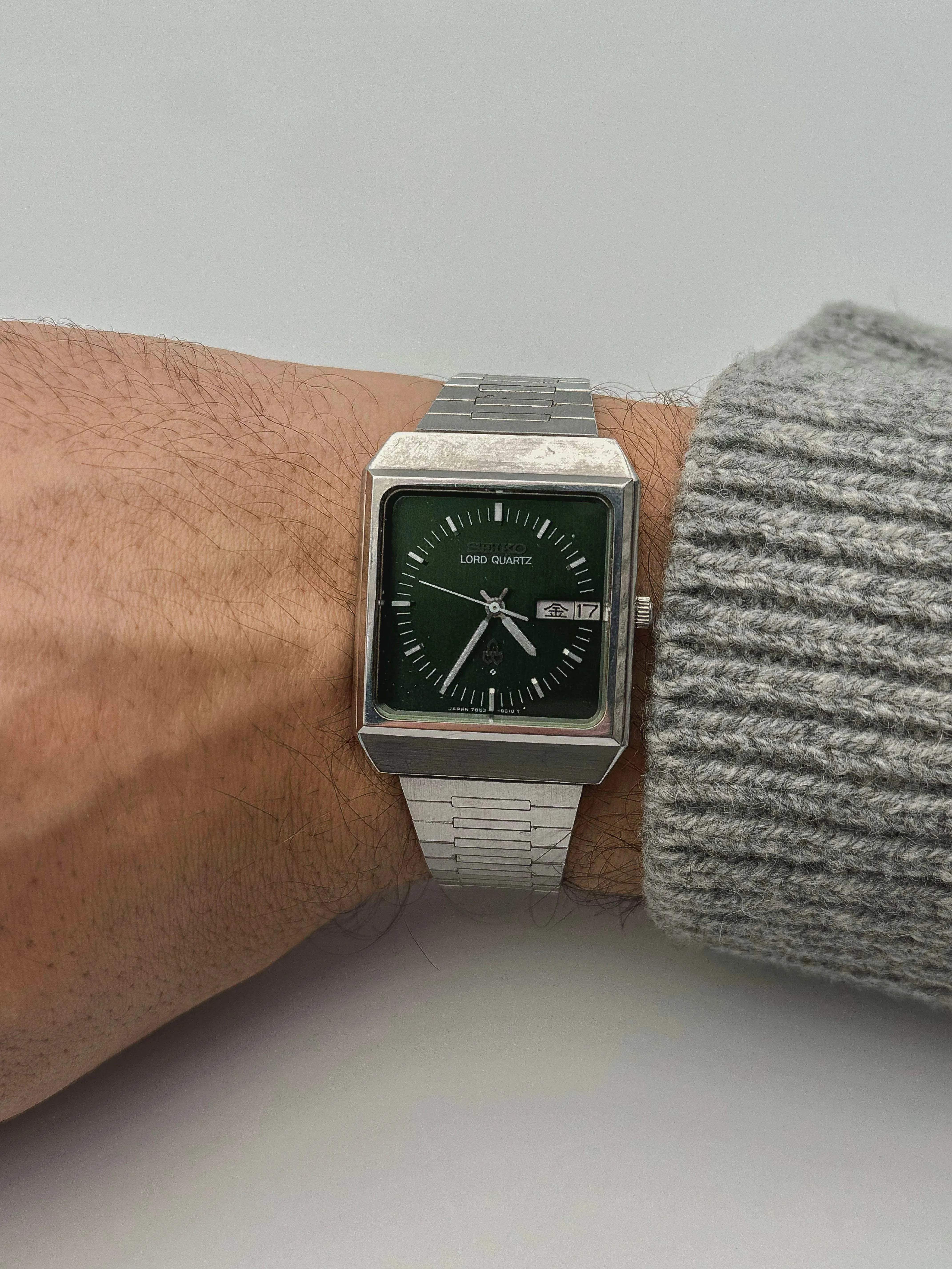 Seiko - Lord Quartz Green Square - 1978 - Atelier Victor Paris - Vintage Watch Shop Dubai