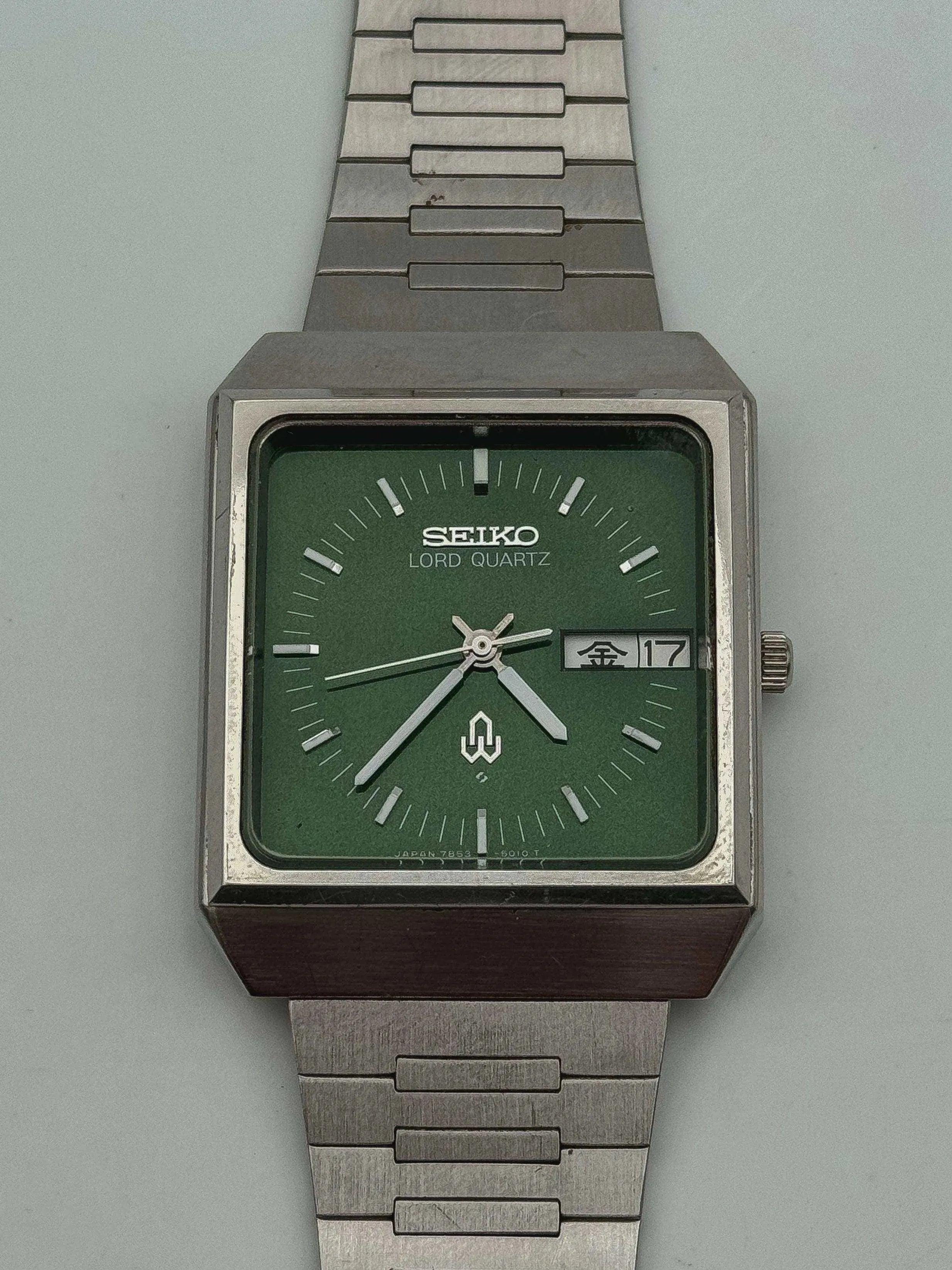 Seiko - Lord Quartz Green Square - 1978 - Atelier Victor Paris - Vintage Watch Shop Dubai