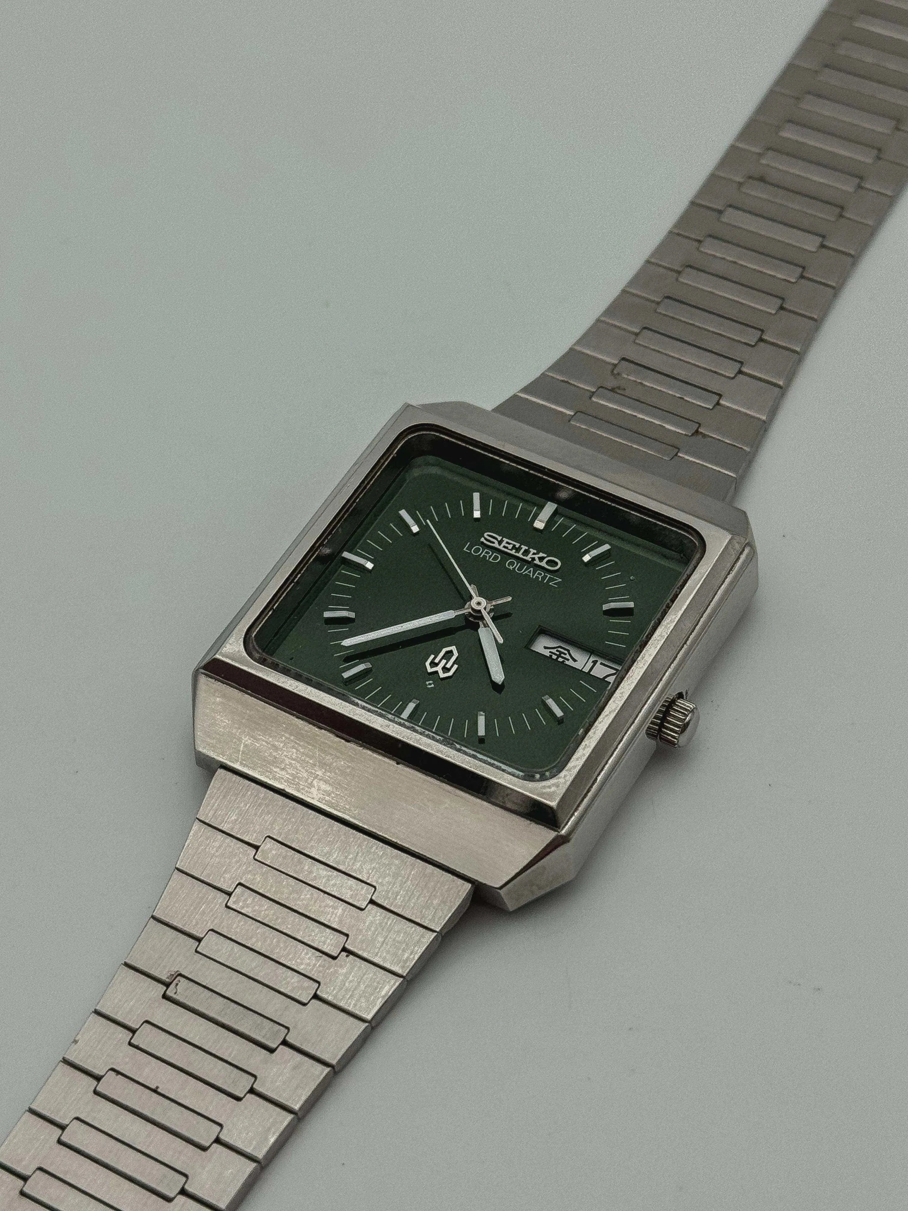 Seiko - Lord Quartz Green Square - 1978 - Atelier Victor Paris - Vintage Watch Shop Dubai