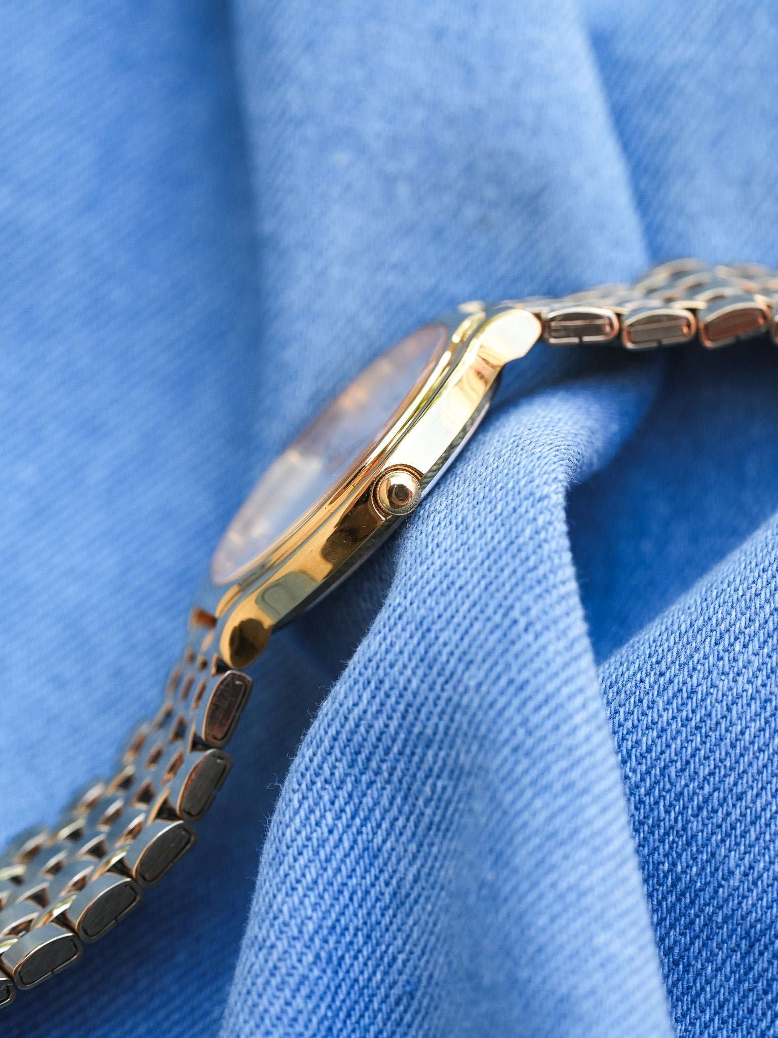 Seiko - Maille Or Cadran Blanc - 1995 - Atelier Victor - Vintage Shop