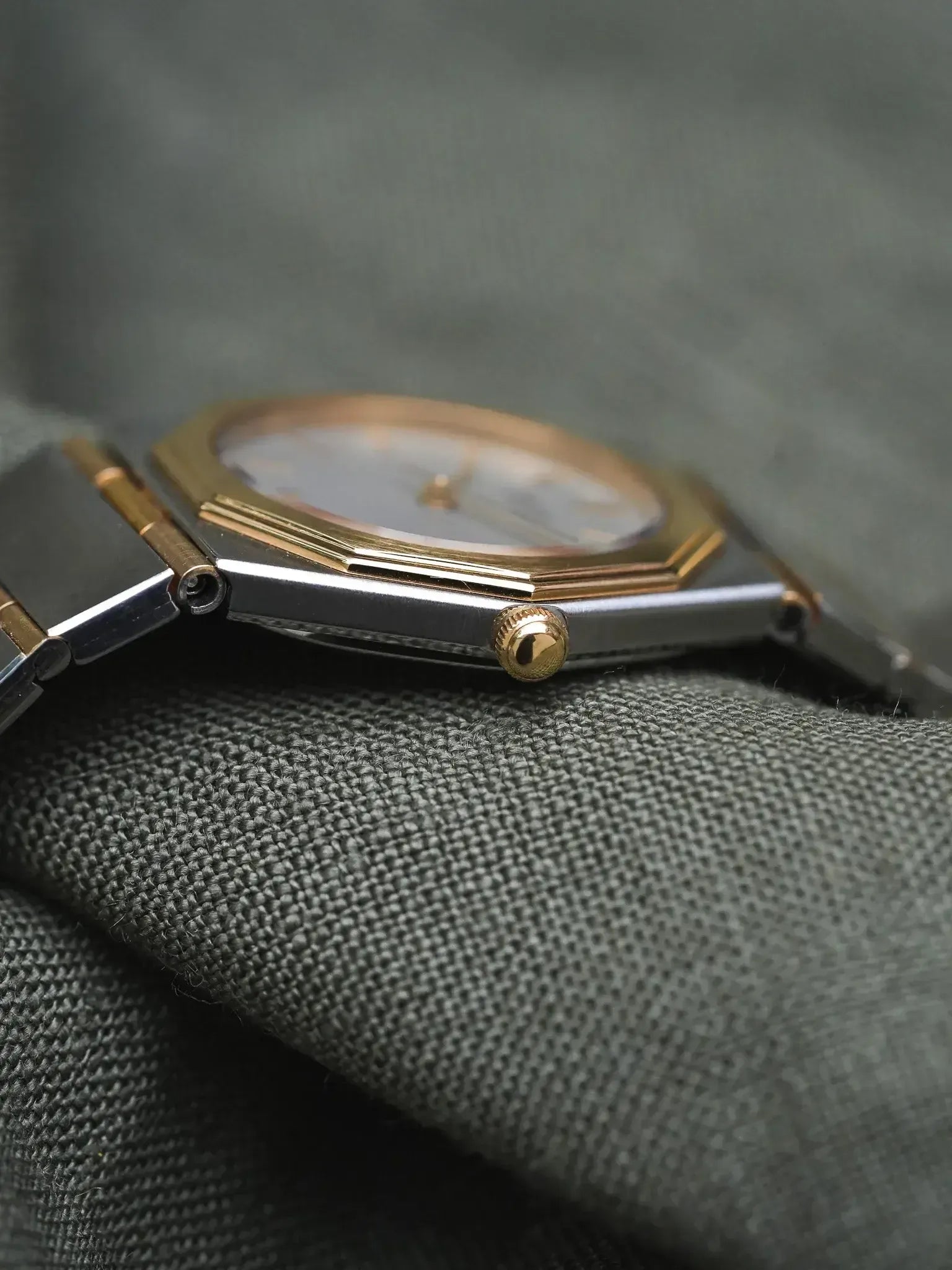 Seiko - Mini Acier Or Cadran Acier - NOS - 1984 - Atelier Victor