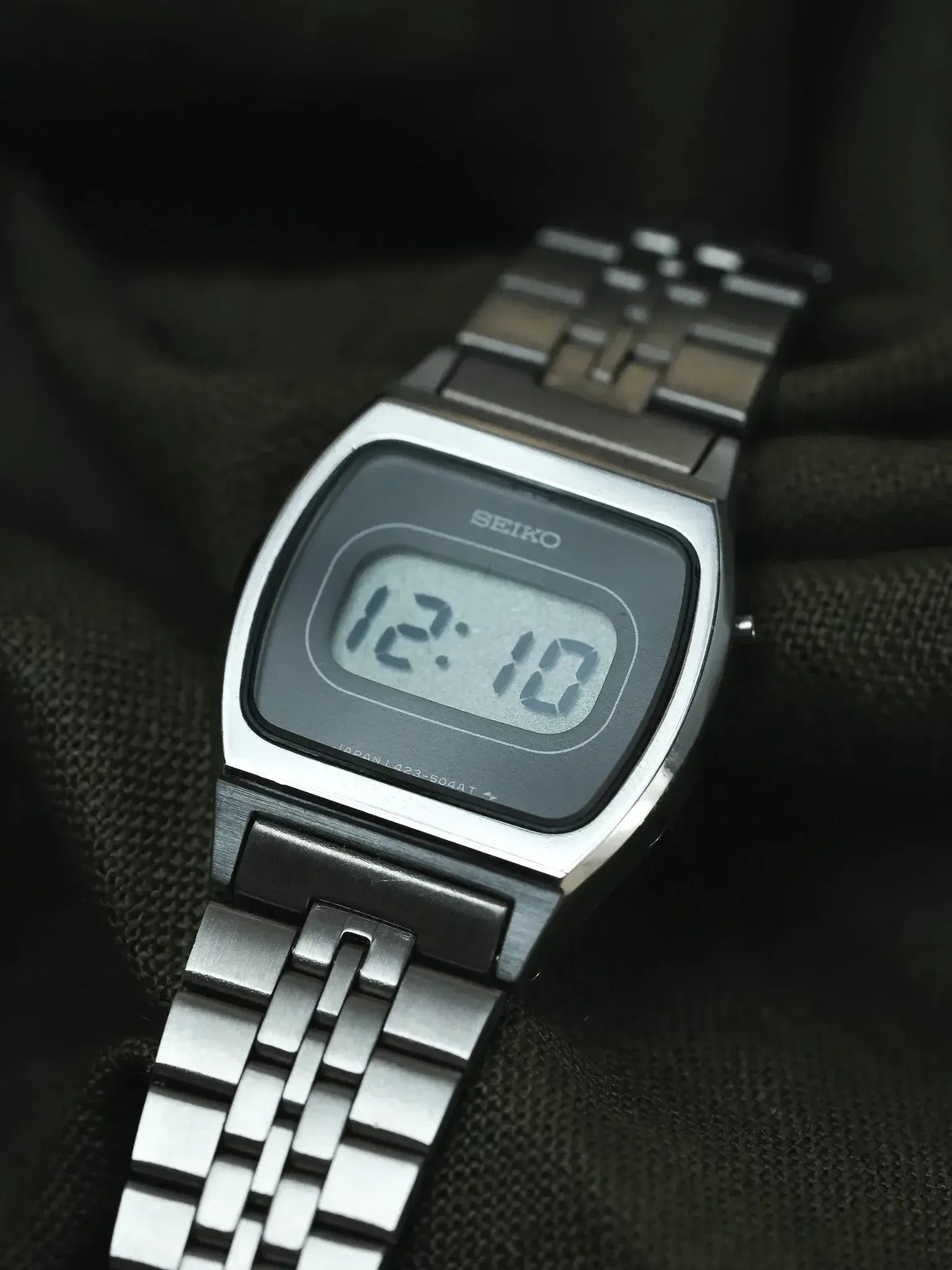 Seiko - Mini Digital Bracelet Acier - NOS - 1980s - Atelier Victor