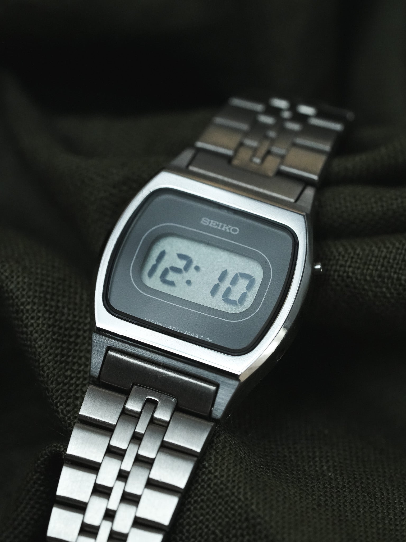 Seiko - Mini Digital Bracelet Acier - NOS - 1980s - Atelier Victor - Vintage Shop