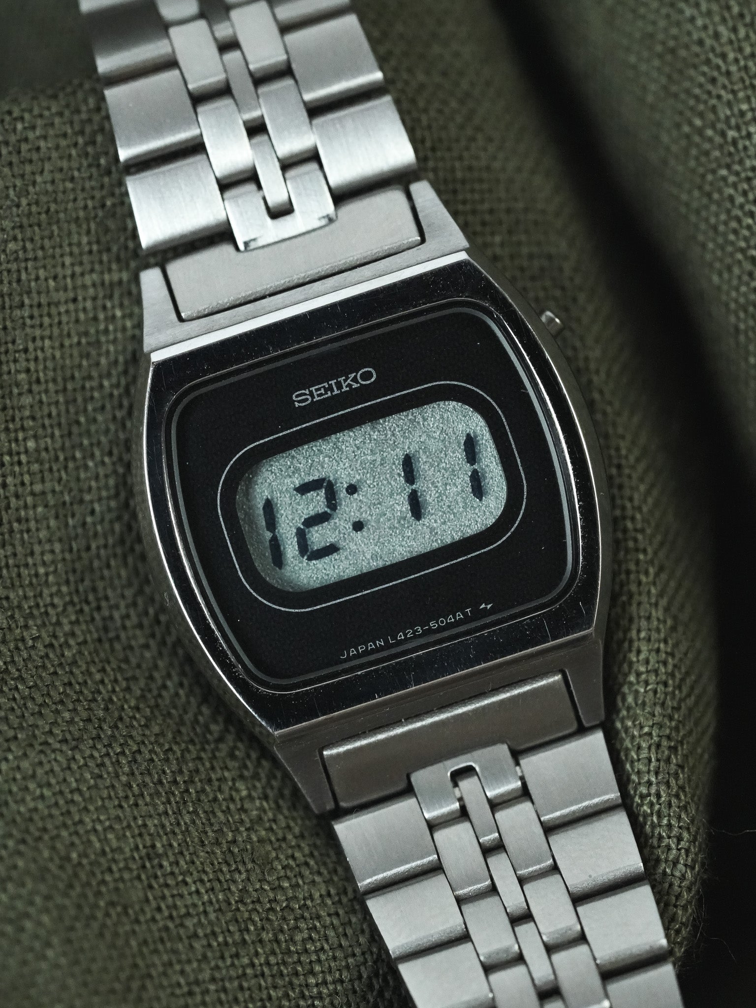 Seiko - Mini Digital Bracelet Acier - NOS - 1980s - Atelier Victor - Vintage Shop