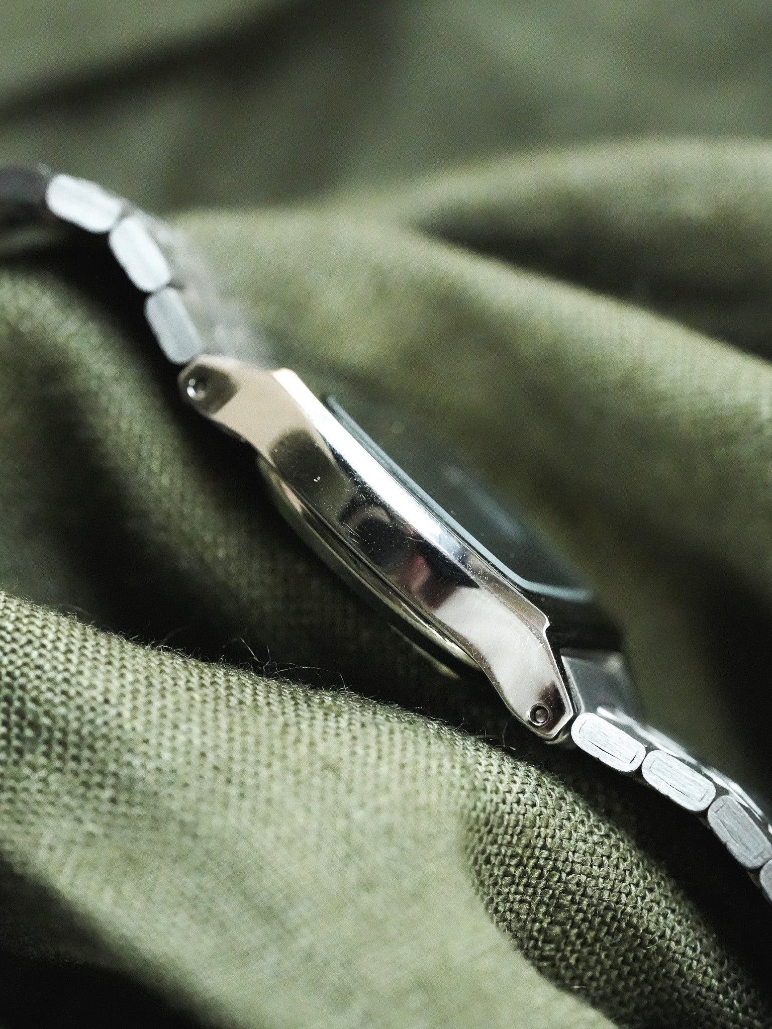 Seiko - Mini Digital Bracelet Acier - NOS - 1980s - Atelier Victor - Vintage Shop