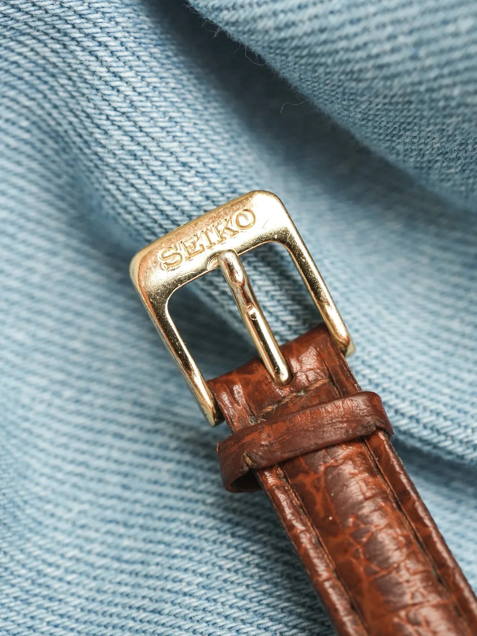 Seiko - Mini Dress Watch Creme Blanc Romain - 1995 - Atelier Victor - Vintage Shop