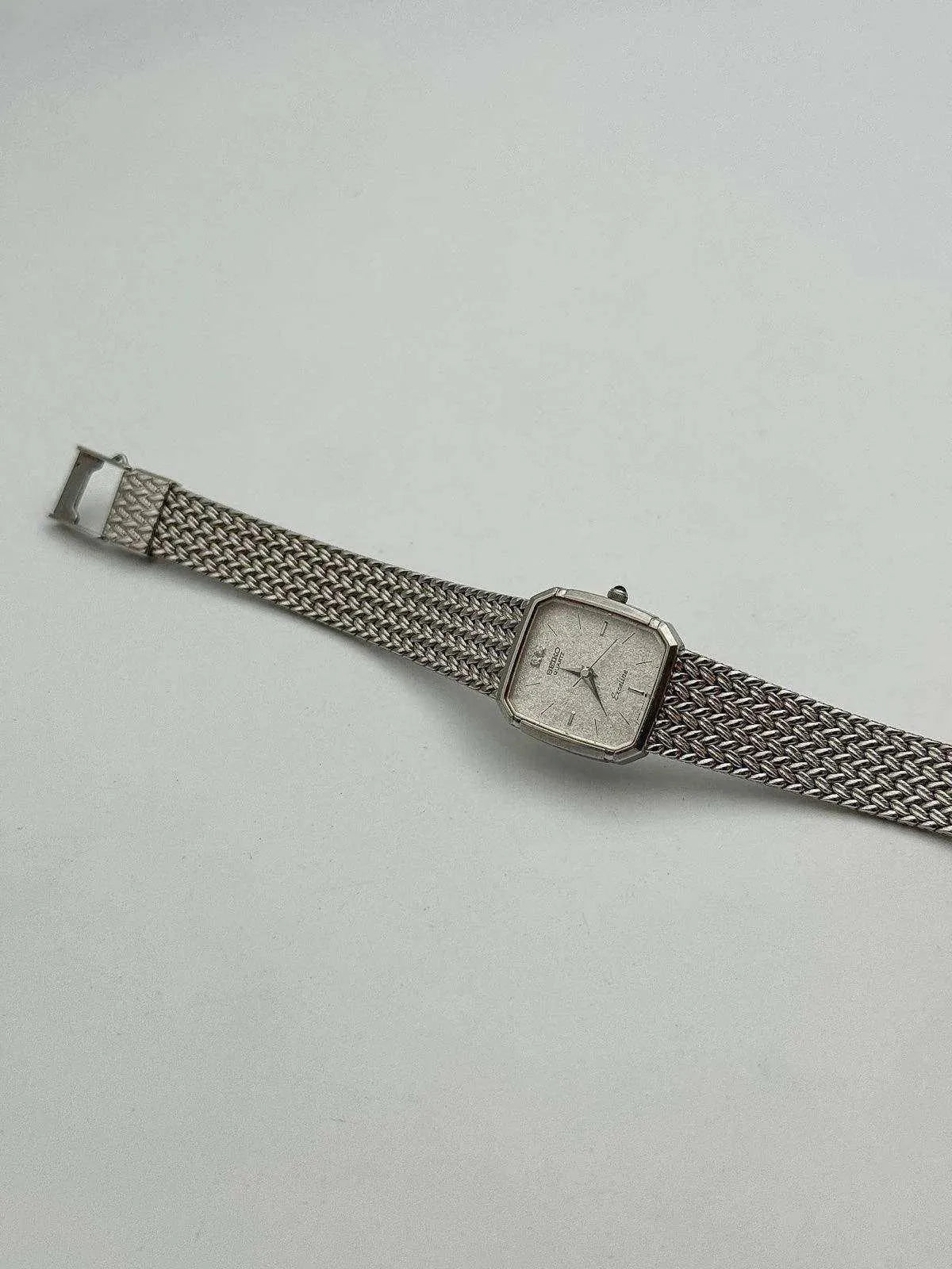 Seiko - Mini Full Steel Cabochon Lady - 1987 - Atelier Victor - Vintage Shop