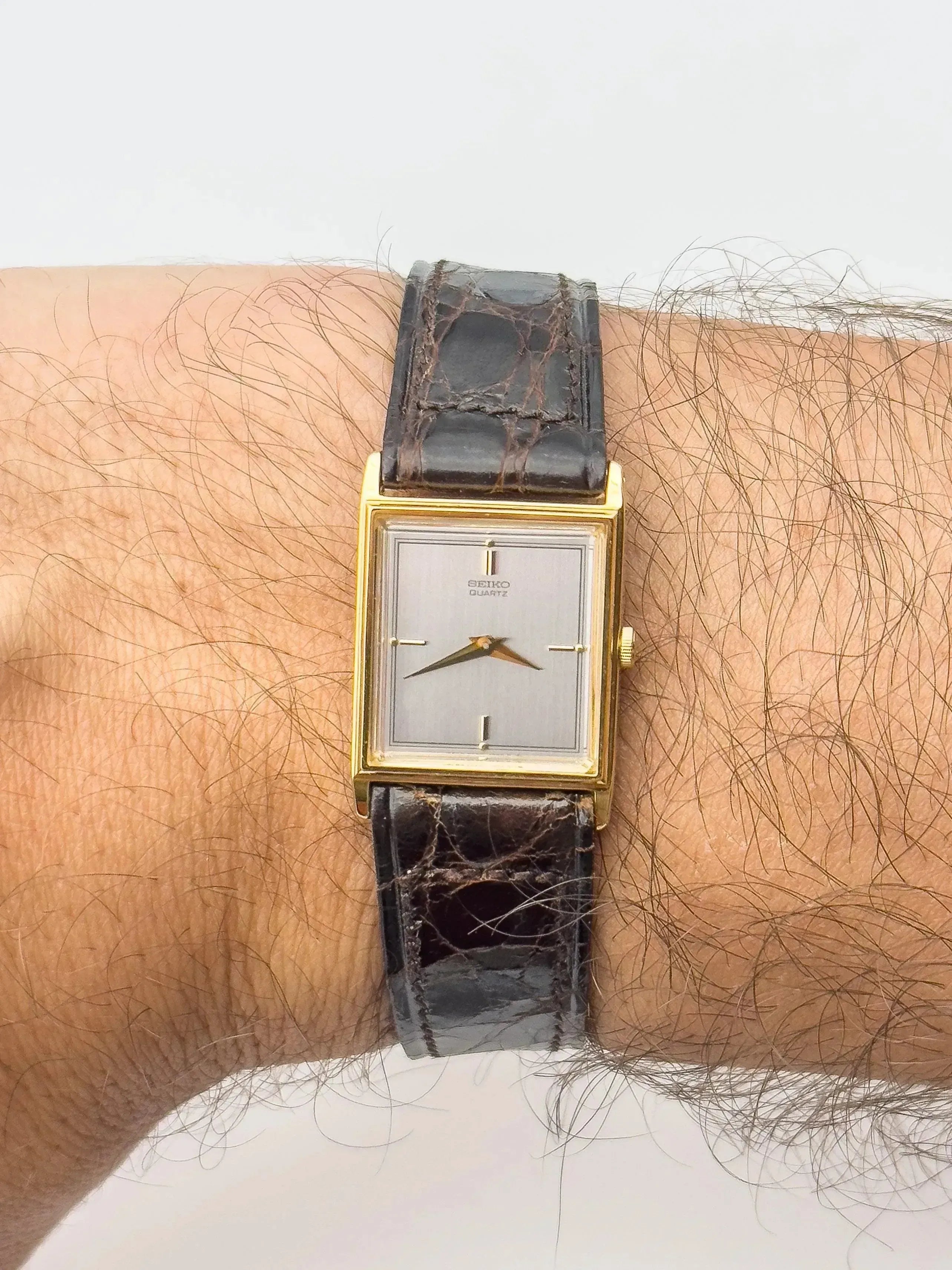 Seiko - Mini Tank Gris - NOS - 1962 - Atelier Victor