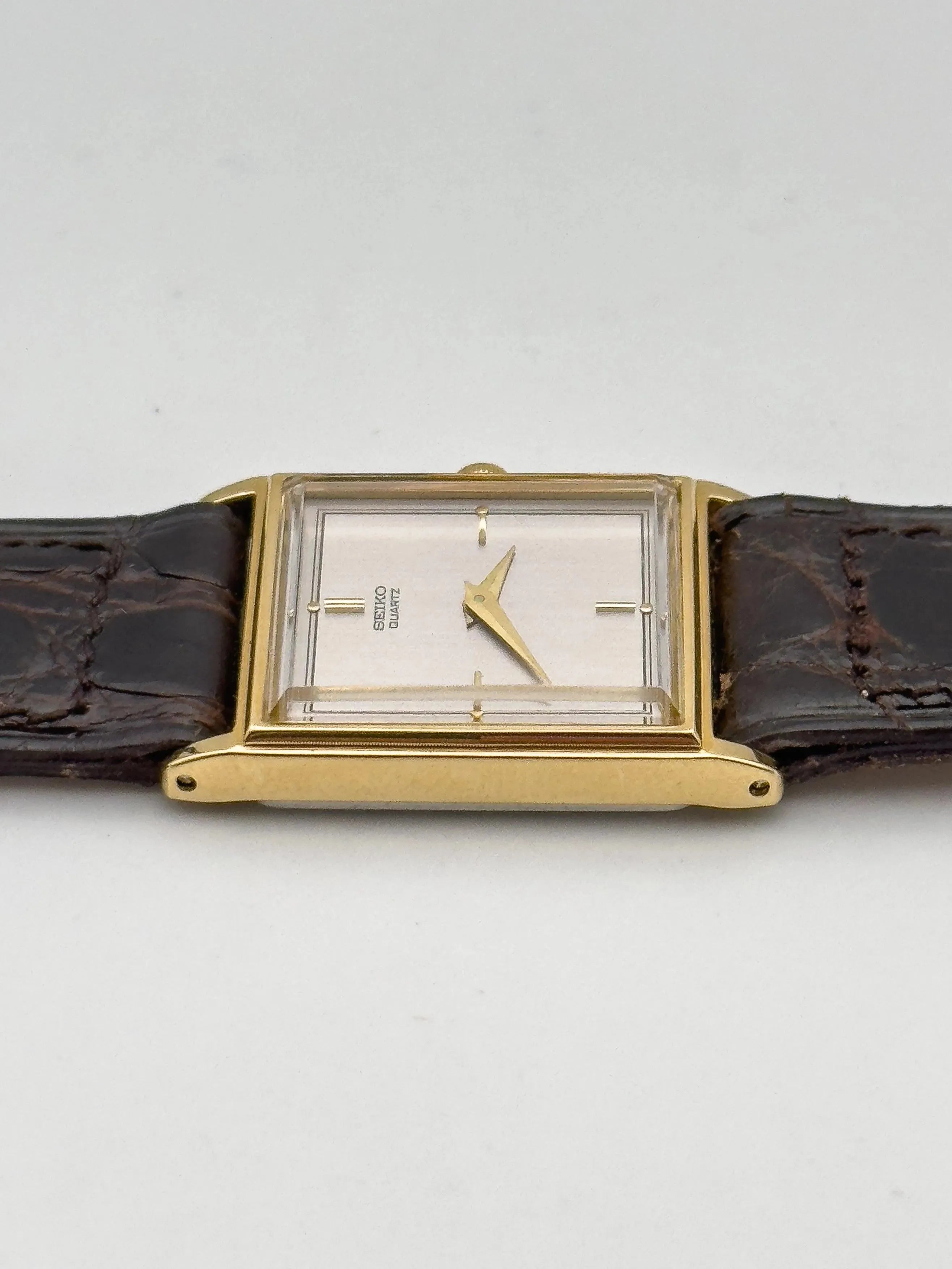 Seiko - Mini Tank Gris - NOS - 1962 - Atelier Victor Paris - Vintage Watch Shop Dubai