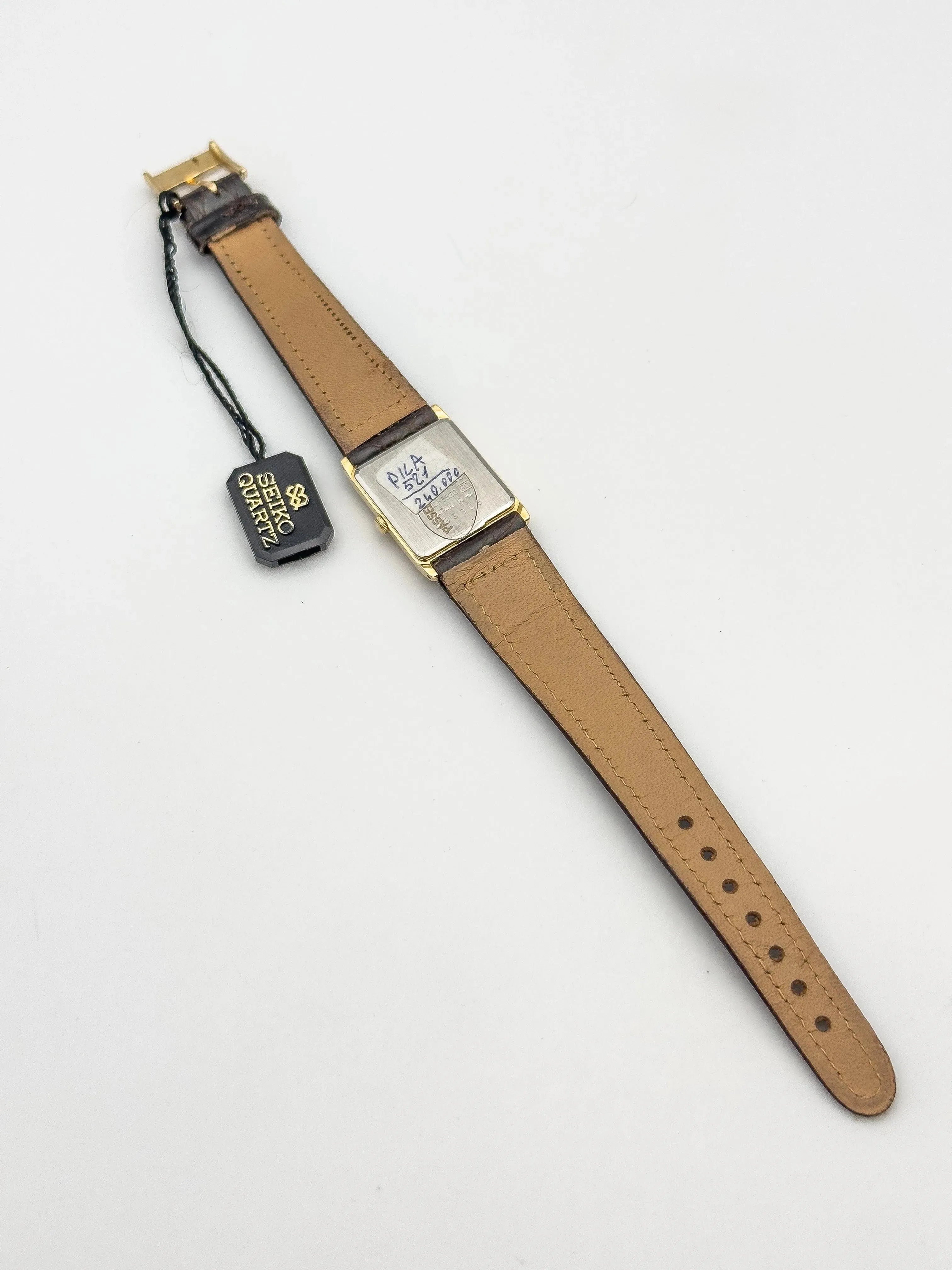 Seiko - Mini Tank Gris - NOS - 1962 - Atelier Victor Paris - Vintage Watch Shop Dubai