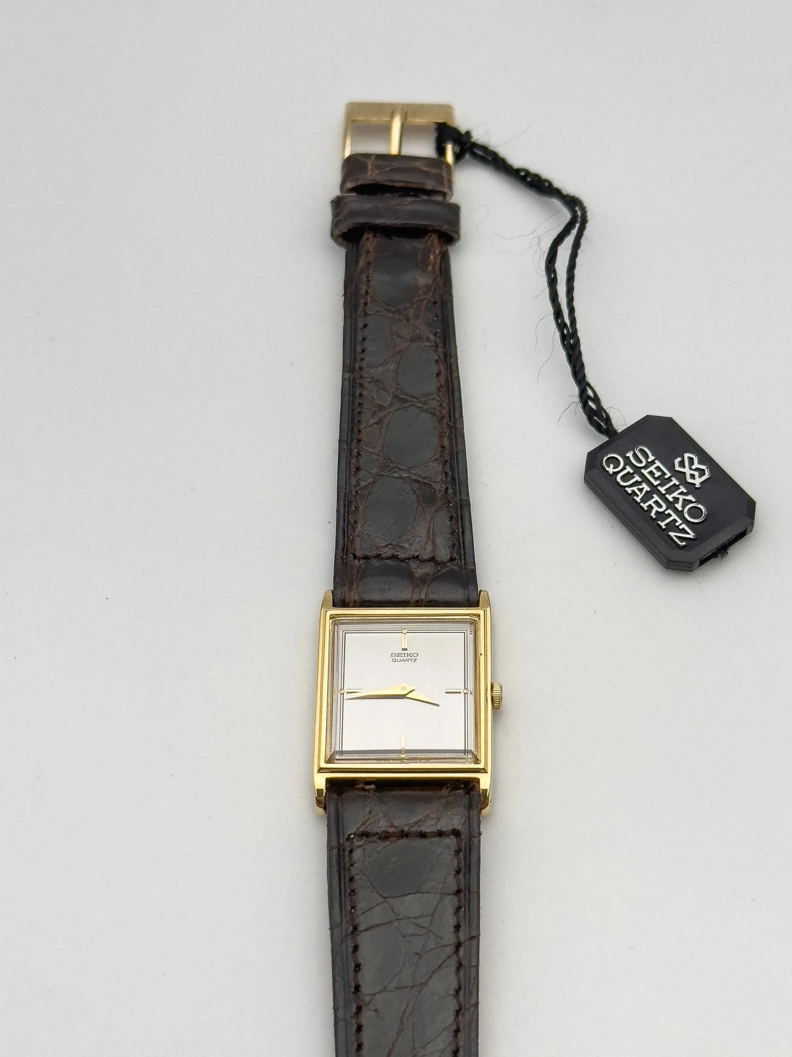 Seiko - Mini Tank Gris - NOS - 1962 - Atelier Victor - Vintage Shop