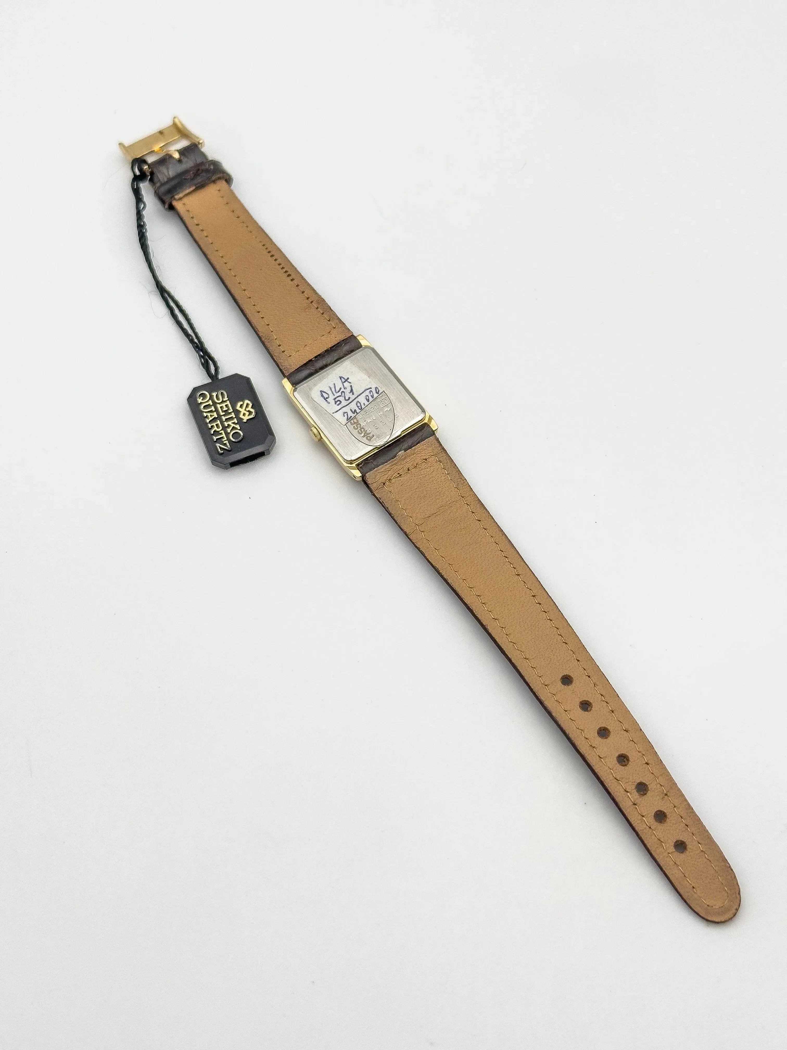 Seiko - Mini Tank Gris - NOS - 1962 - Atelier Victor - Vintage Shop